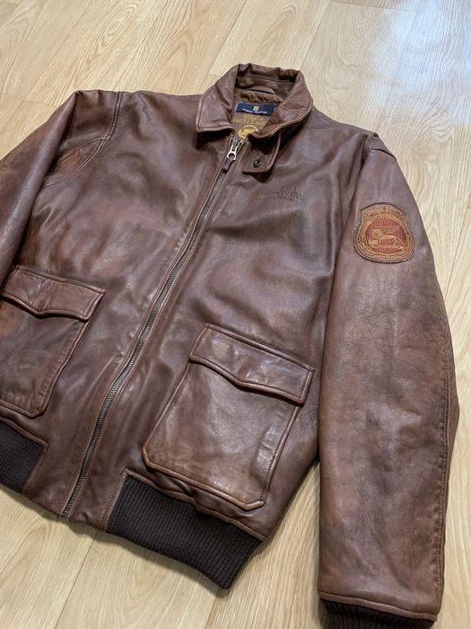 Military 🔥 Marina Militare Brigata Marina S Marco Leather Jacket | Grailed
