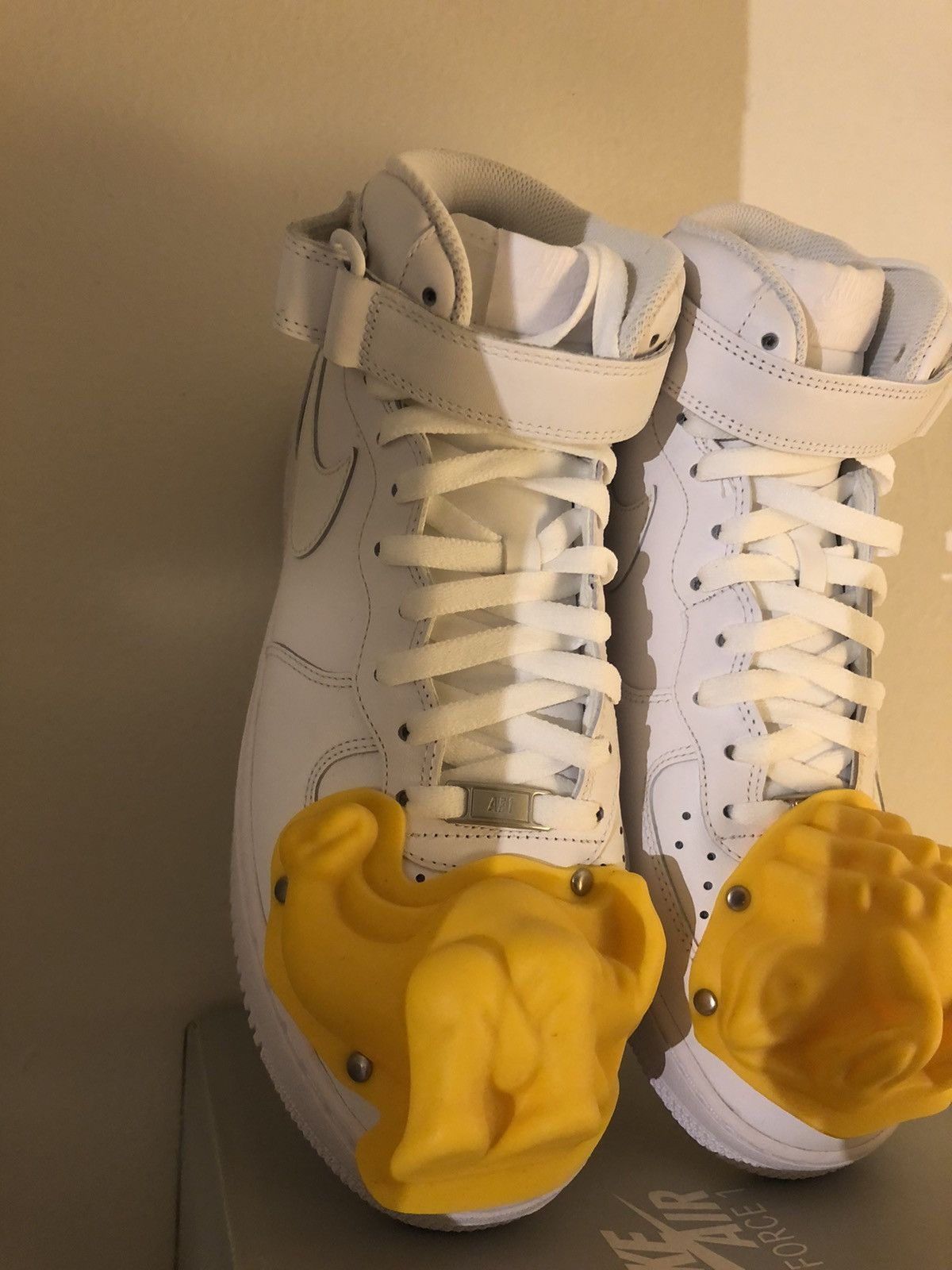 Comme des Garcons Air Force 1 Mid 07 White 2017 CDG COMME des CARGONS Dinosaur Size US 11 / EU 44 - 3 Thumbnail