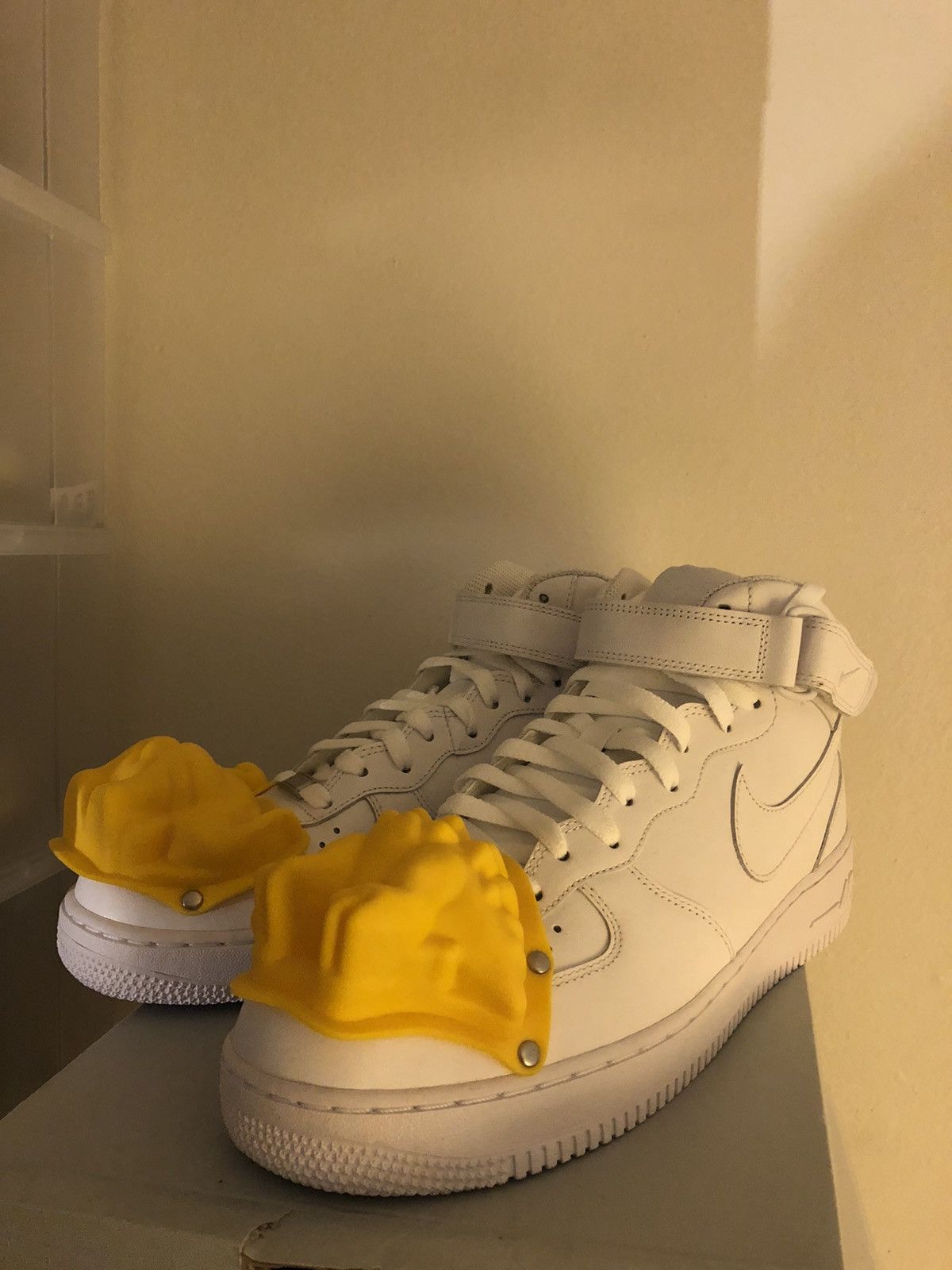Comme des Garcons Air Force 1 Mid 07 White 2017 CDG COMME des CARGONS Dinosaur Size US 11 / EU 44 - 5 Thumbnail
