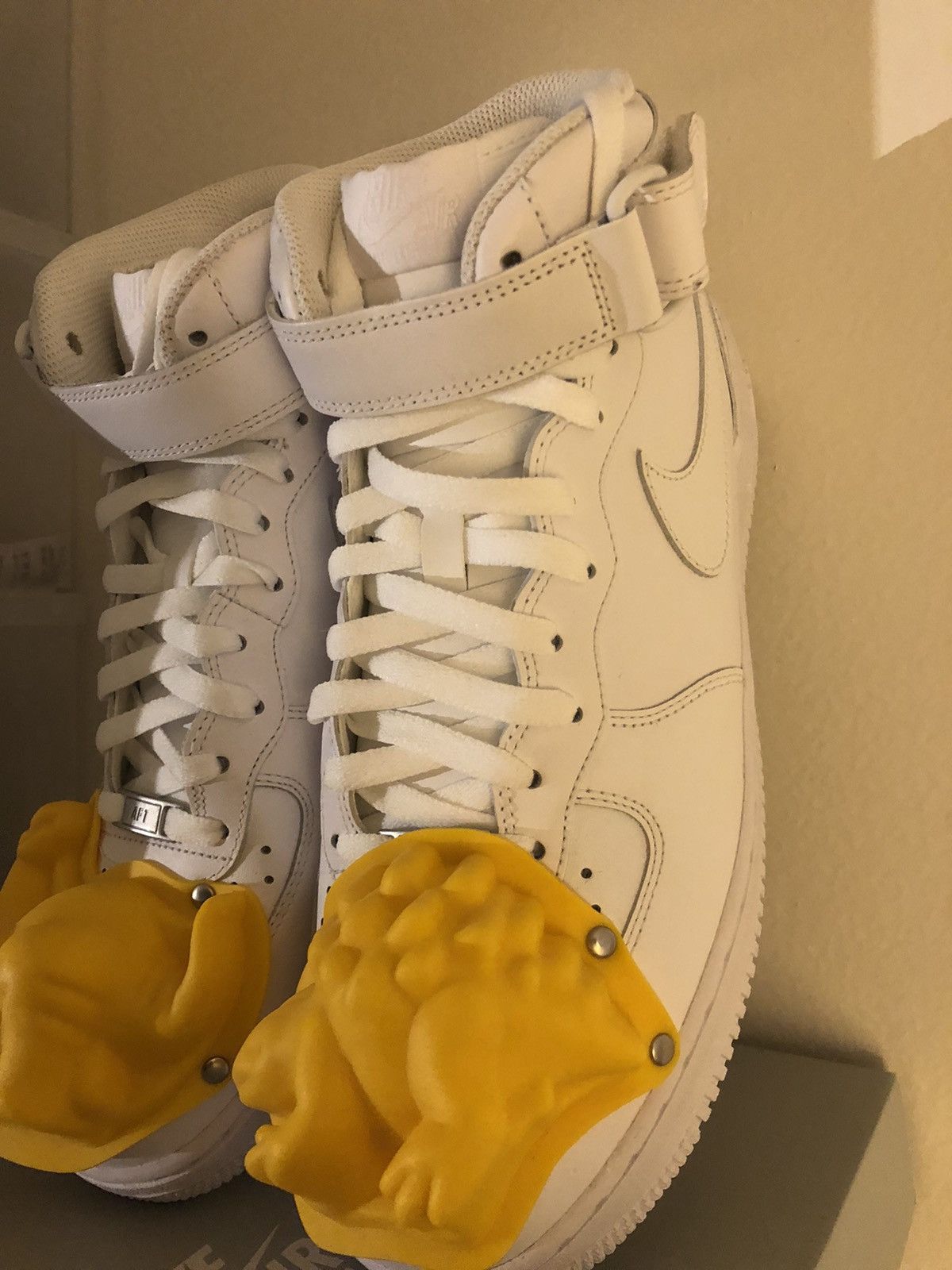 Comme des Garcons Air Force 1 Mid 07 White 2017 CDG COMME des CARGONS Dinosaur Size US 11 / EU 44 - 4 Thumbnail