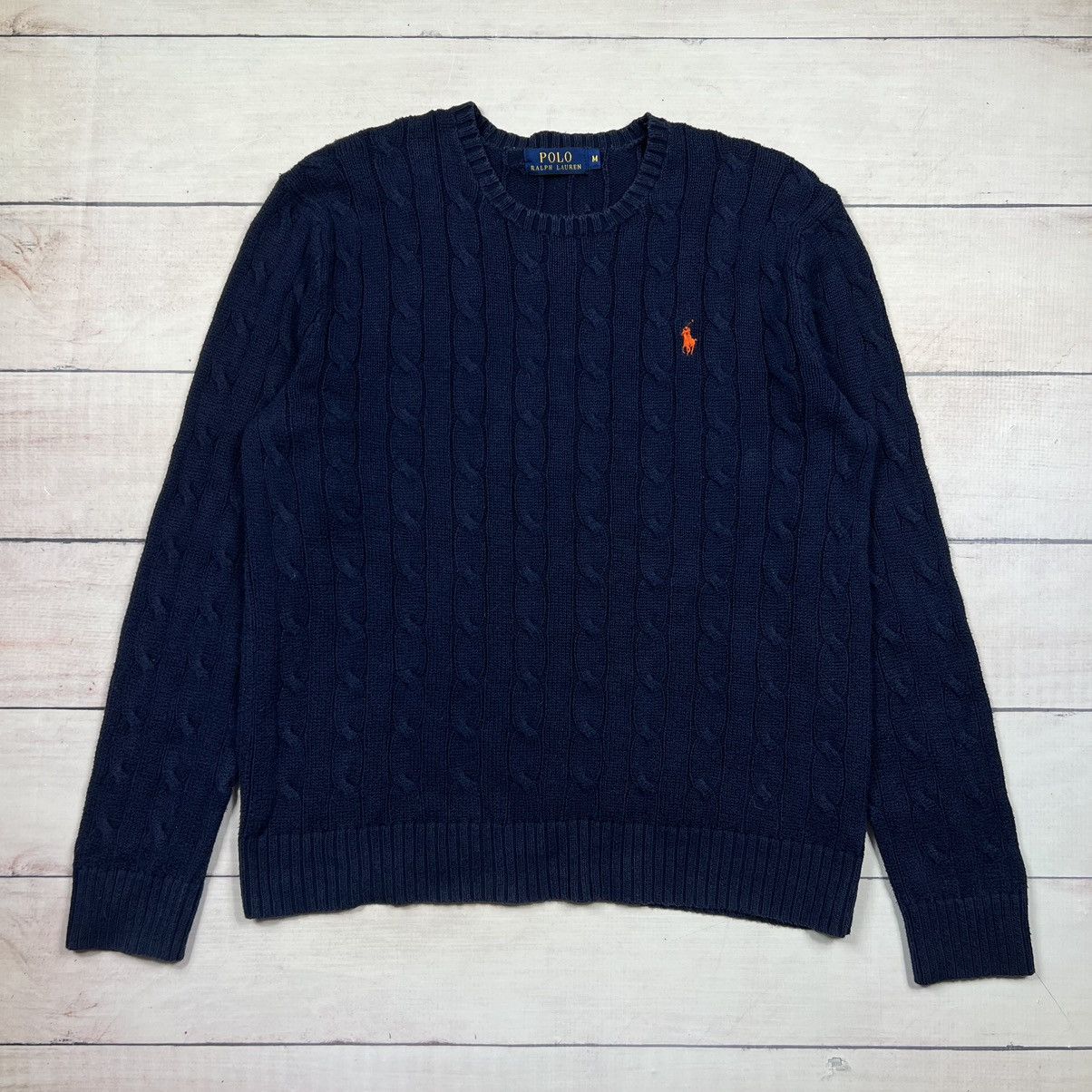 Polo Ralph Lauren × Ralph Lauren Polo Ralph Lauren Knitwear Sweater Navy Size US M / EU 48-50 / 2 - 1 Thumbnail