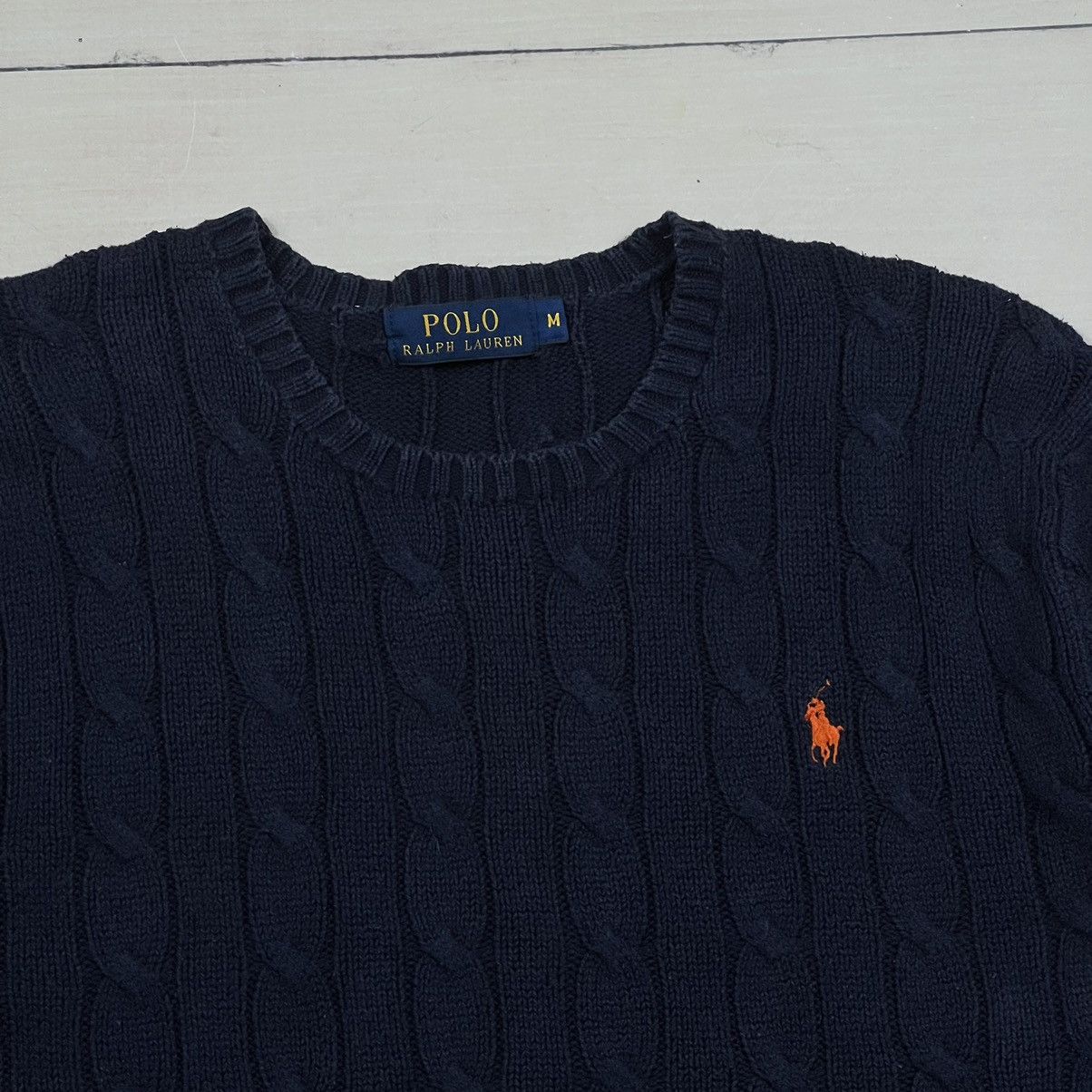 Polo Ralph Lauren × Ralph Lauren Polo Ralph Lauren Knitwear Sweater Navy Size US M / EU 48-50 / 2 - 4 Thumbnail
