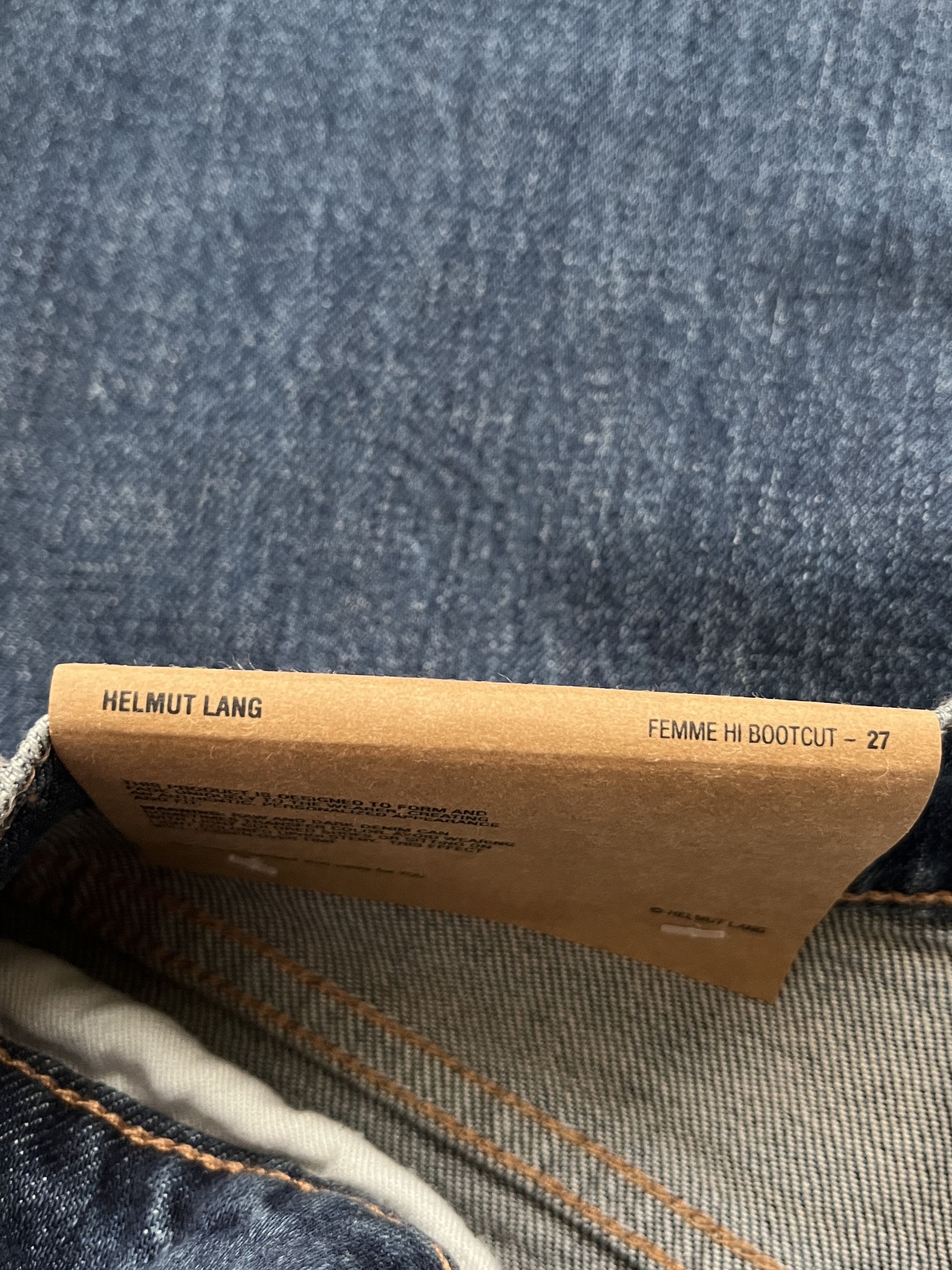 Helmut Lang ⚡️QUICK SALE⚡️Helmut Lang Hi Bootcut High Rise Denim Jeans Size 27" / US 4 / IT 40 - 4 Thumbnail
