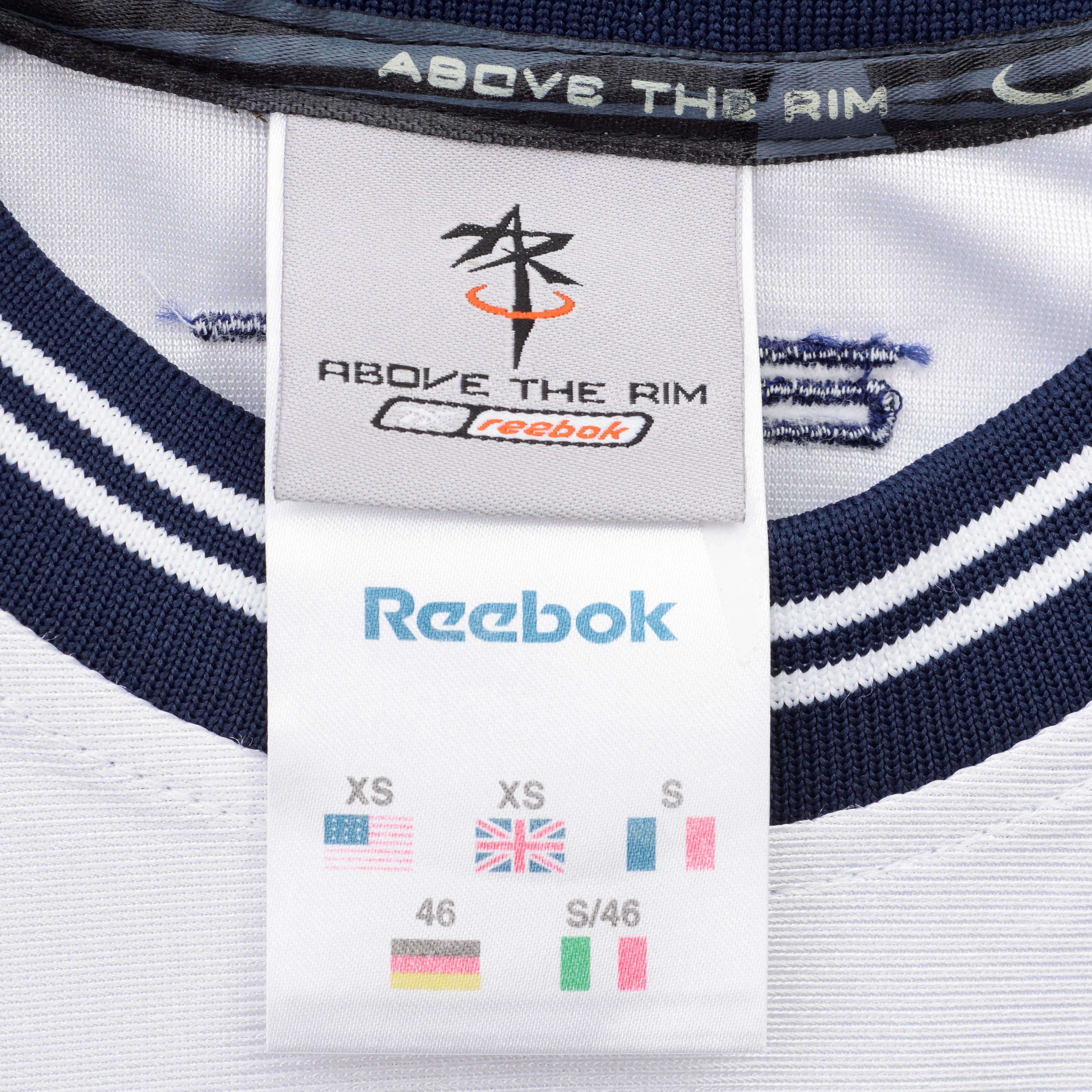 Above the Rim × Rap Tees × Reebok Above the Rim Men XS Basketball Tank UK 36 Jersey Shirt Vest Size US XS / EU 42 / 0 - 7 Thumbnail