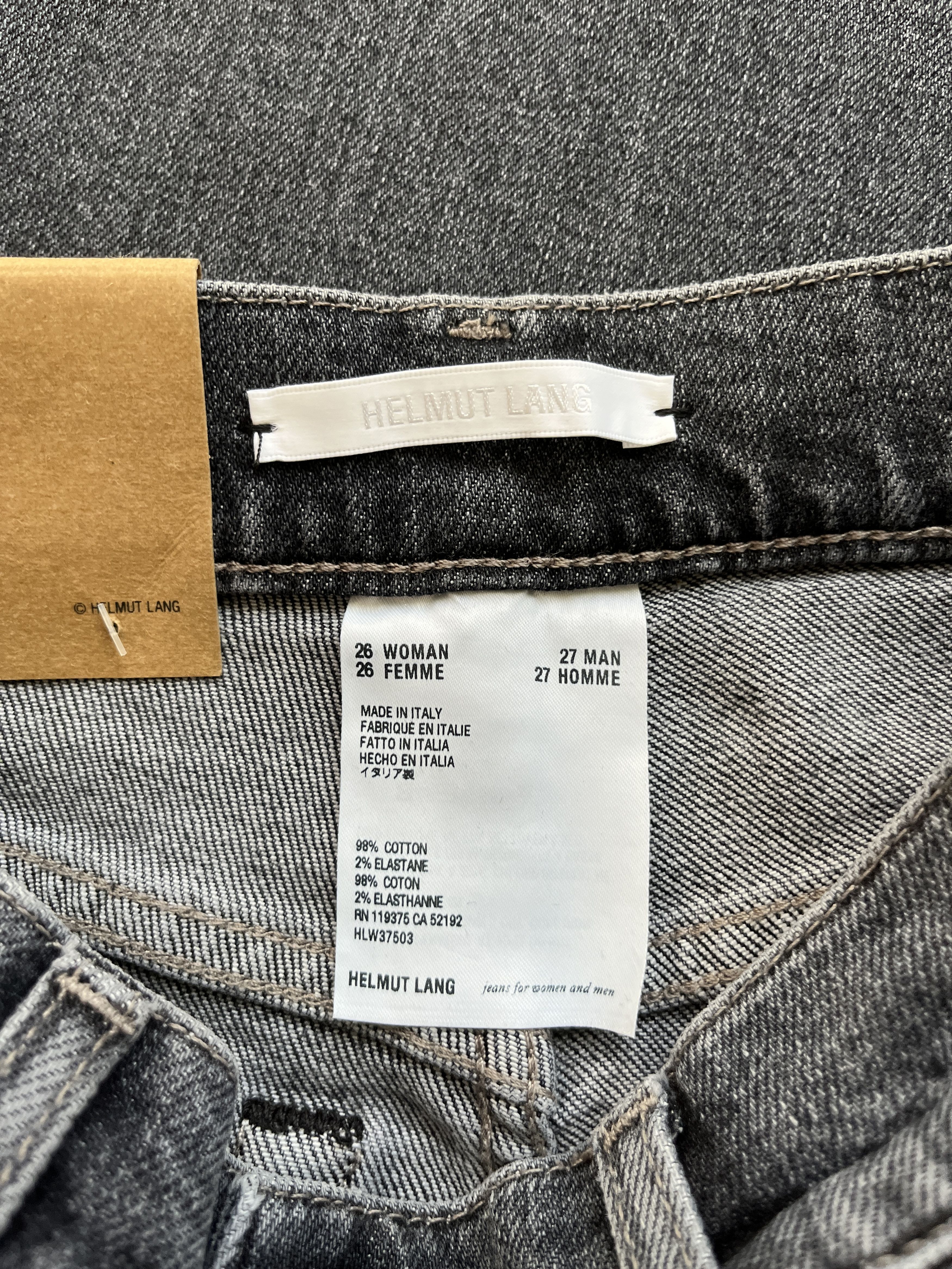 Helmut Lang ⚡️QUICK SALE⚡️Helmut Lang Grey Hi Spikes High Rise Jeans Size 26" / US 2 / IT 38 - 5 Thumbnail