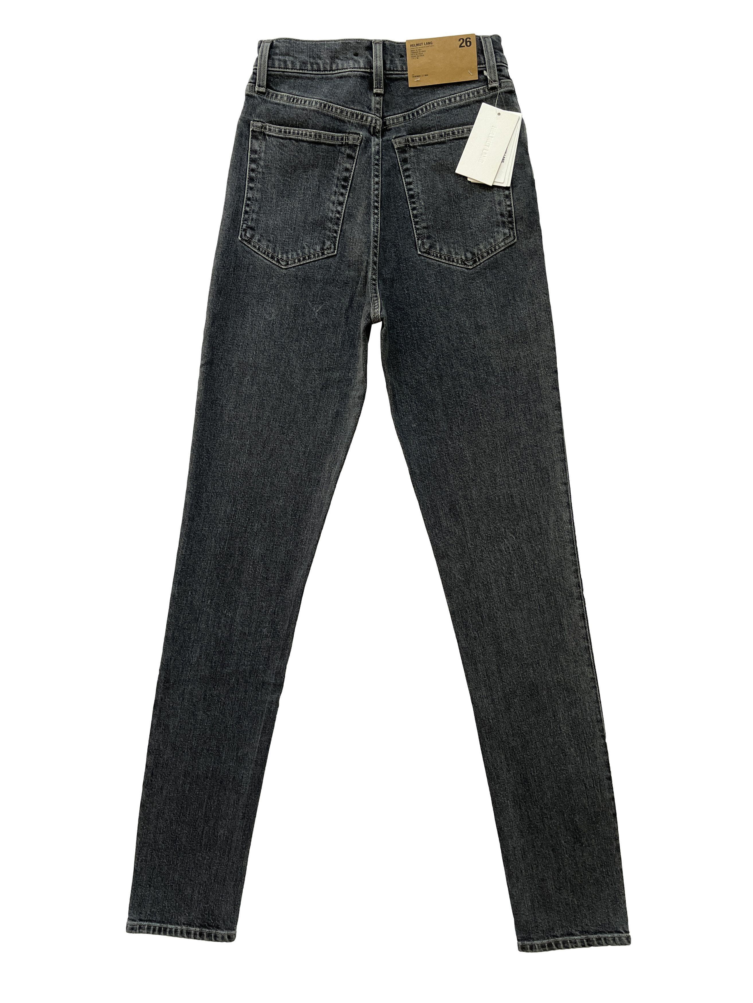 Helmut Lang ⚡️QUICK SALE⚡️Helmut Lang Grey Hi Spikes High Rise Jeans Size 26" / US 2 / IT 38 - 2 Thumbnail