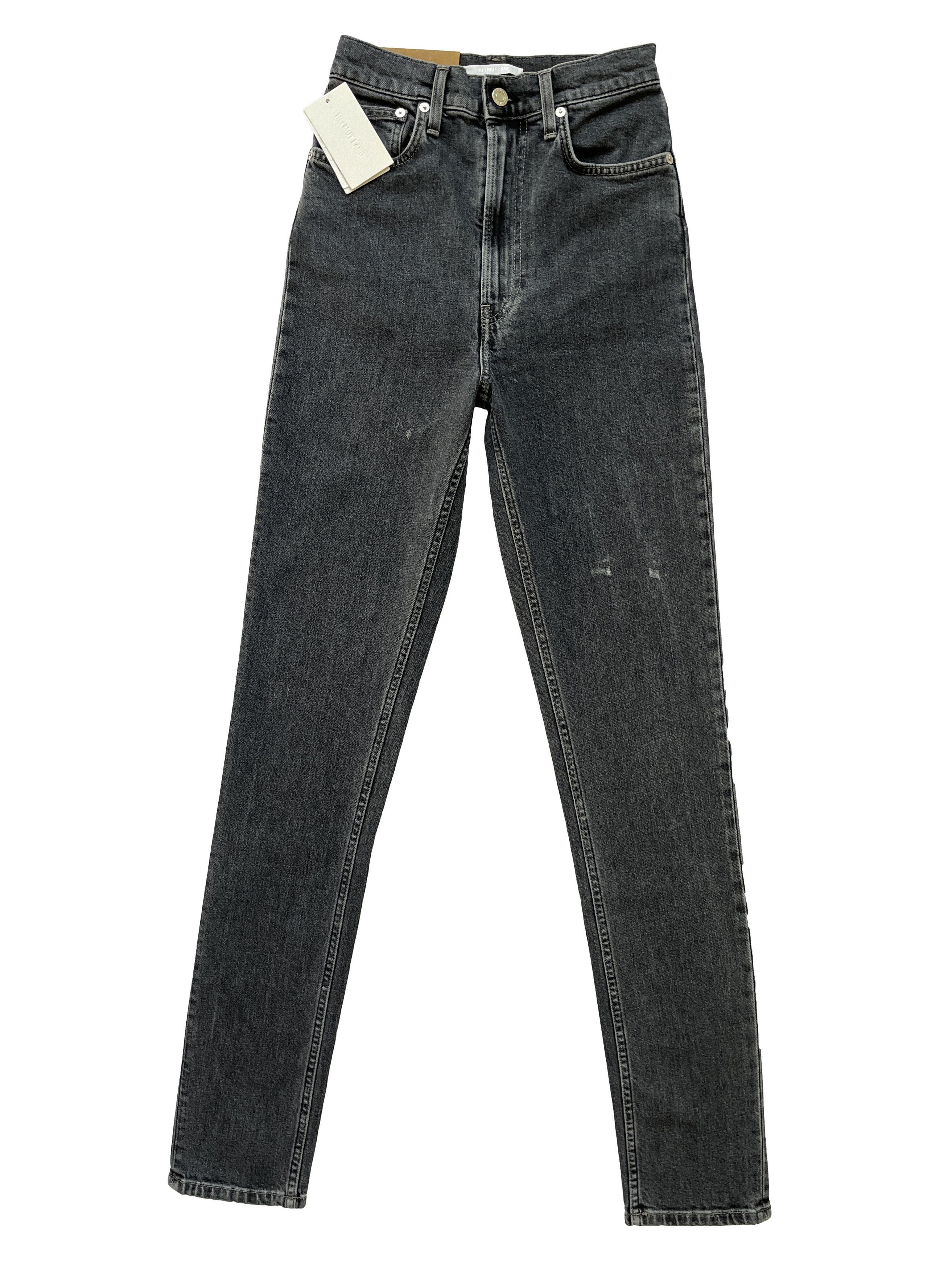 Helmut Lang ⚡️QUICK SALE⚡️Helmut Lang Grey Hi Spikes High Rise Jeans Size 26" / US 2 / IT 38 - 1 Thumbnail
