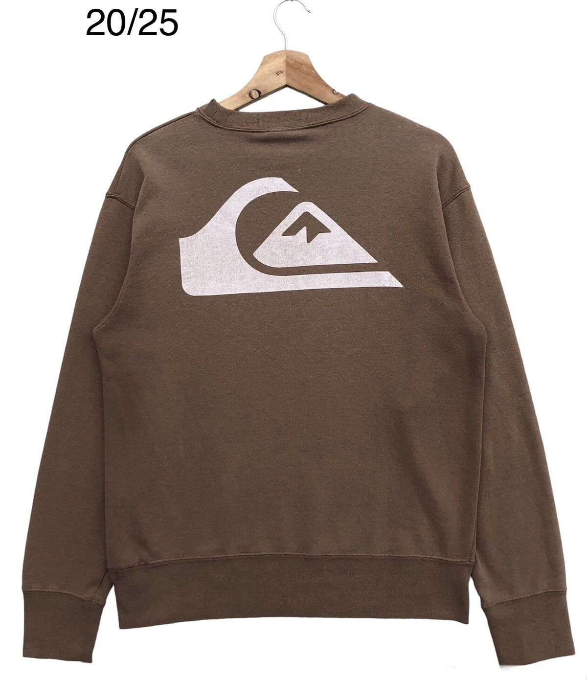 image of Quiksilver Sweatshirts in Faded Brown, Men's (Size Medium)