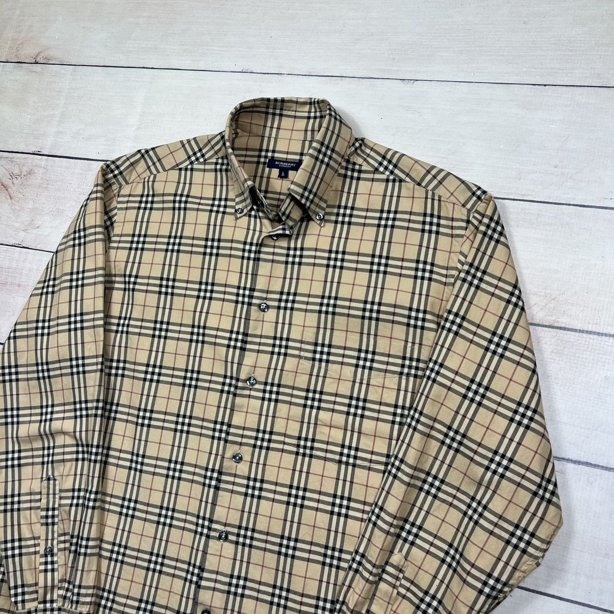 Burberry Burberry London Nova Check Pattern Shirt Beige Size US L / EU 52-54 / 3 - 3 Thumbnail