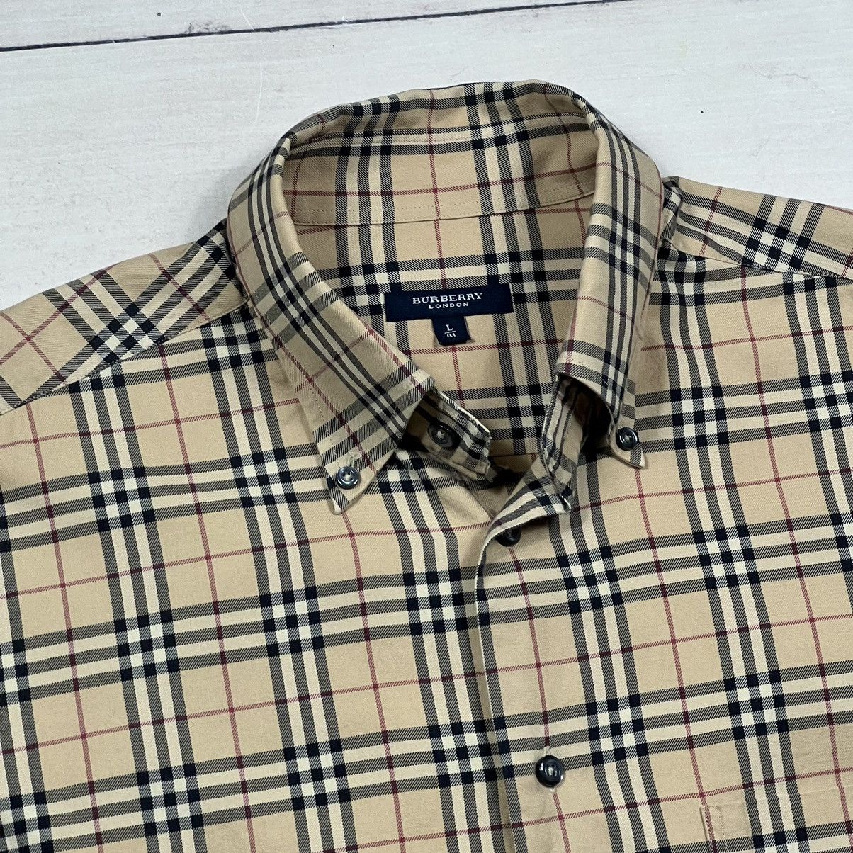 Burberry Burberry London Nova Check Pattern Shirt Beige Size US L / EU 52-54 / 3 - 4 Thumbnail