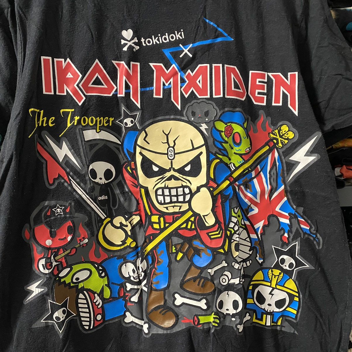 Band Tees IRON MAIDEN TOKIDOKI CARTOON DEMONS JAPANESE T SHIRT Size US L / EU 52-54 / 3 - 2 Thumbnail