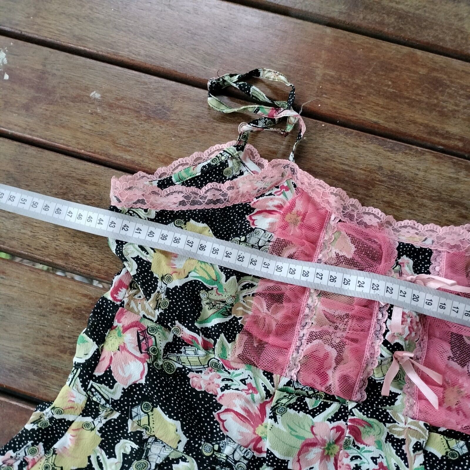 Designer Oliver & Isabelle Dress Floral A Line Midi Tea Tulle Size M / US 6-8 / IT 42-44 - 9 Thumbnail