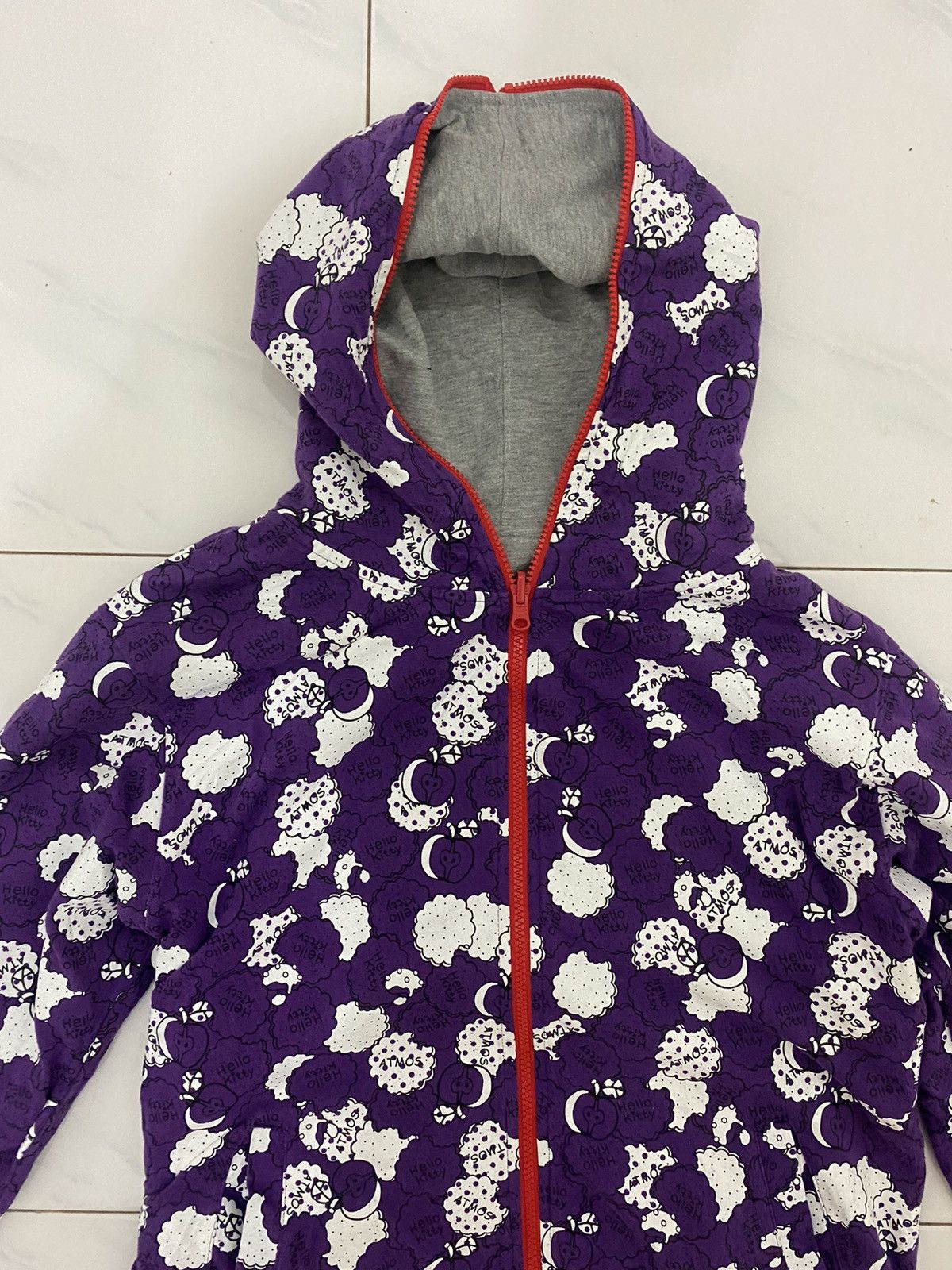 atmos Reversible Atmos X Hello Kitty Monogram Full Zipper Hoodie Size US L / EU 52-54 / 3 - 6 Thumbnail