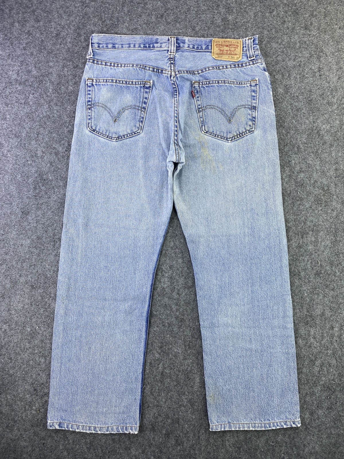 Levi's VINTAGE LEVI'S 505 BLUE WASH JEANS - J681 Size US 34 / EU 50 - 2 Thumbnail