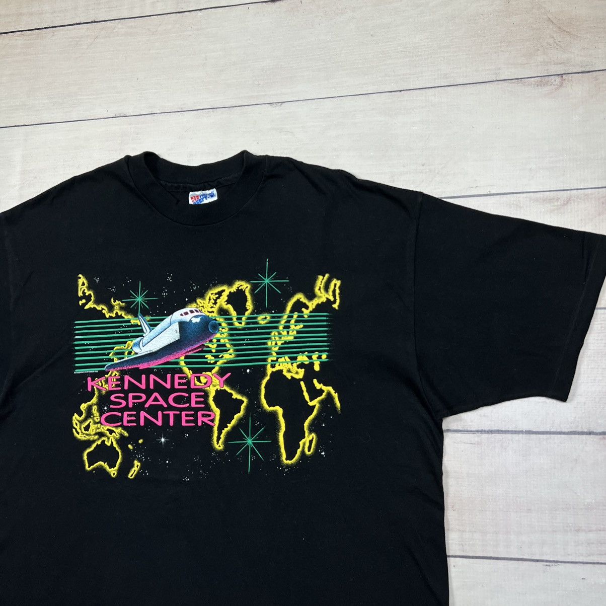 Dead Kennedys Vintage 80s Kennedy Space Center Tee Tshirt Black Size US XL / EU 56 / 4 - 3 Thumbnail