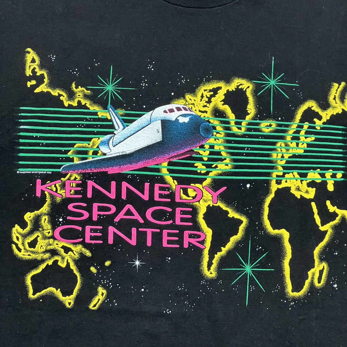 Dead Kennedys Vintage 80s Kennedy Space Center Tee Tshirt Black Size US XL / EU 56 / 4 - 4 Thumbnail