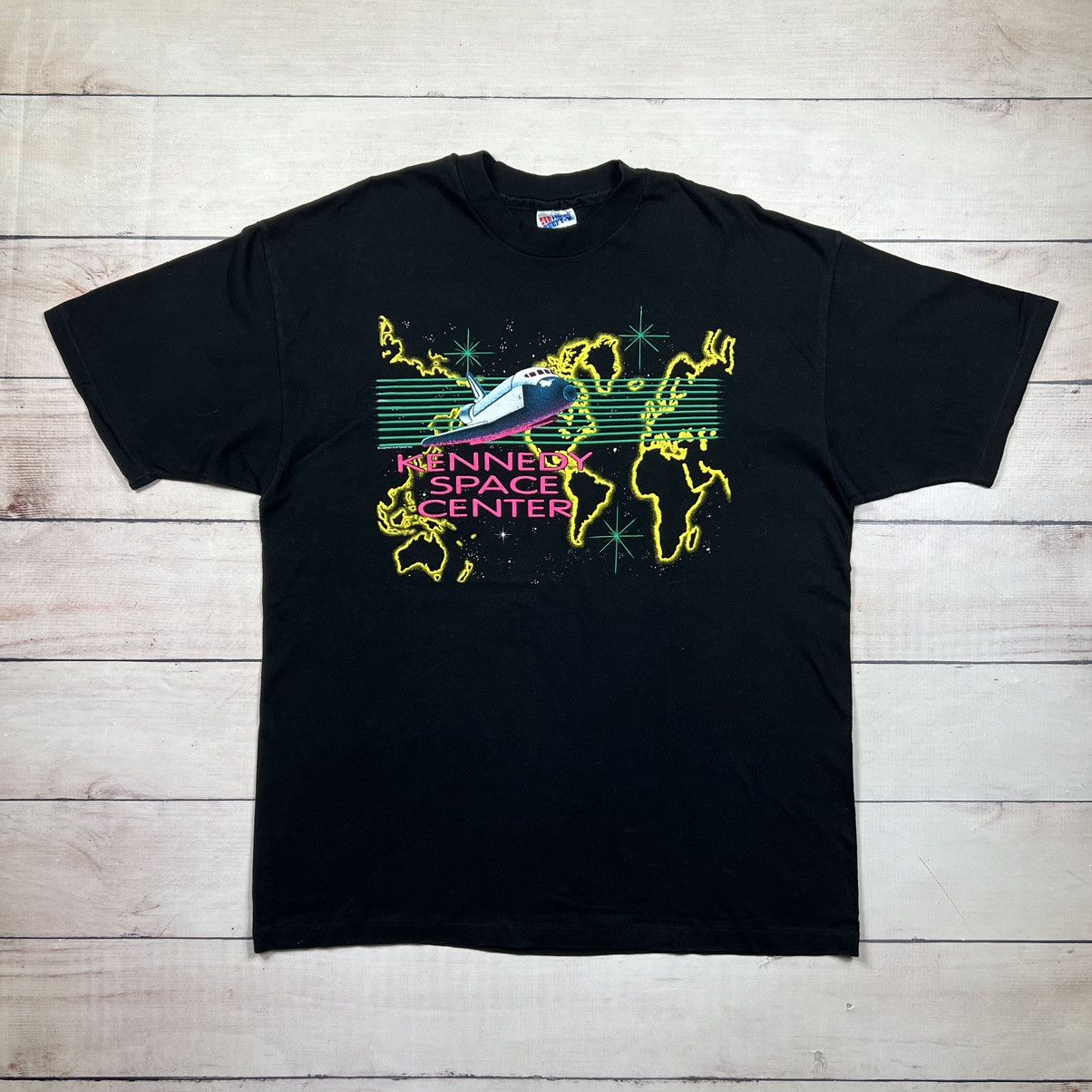 Dead Kennedys Vintage 80s Kennedy Space Center Tee Tshirt Black Size US XL / EU 56 / 4 - 1 Thumbnail