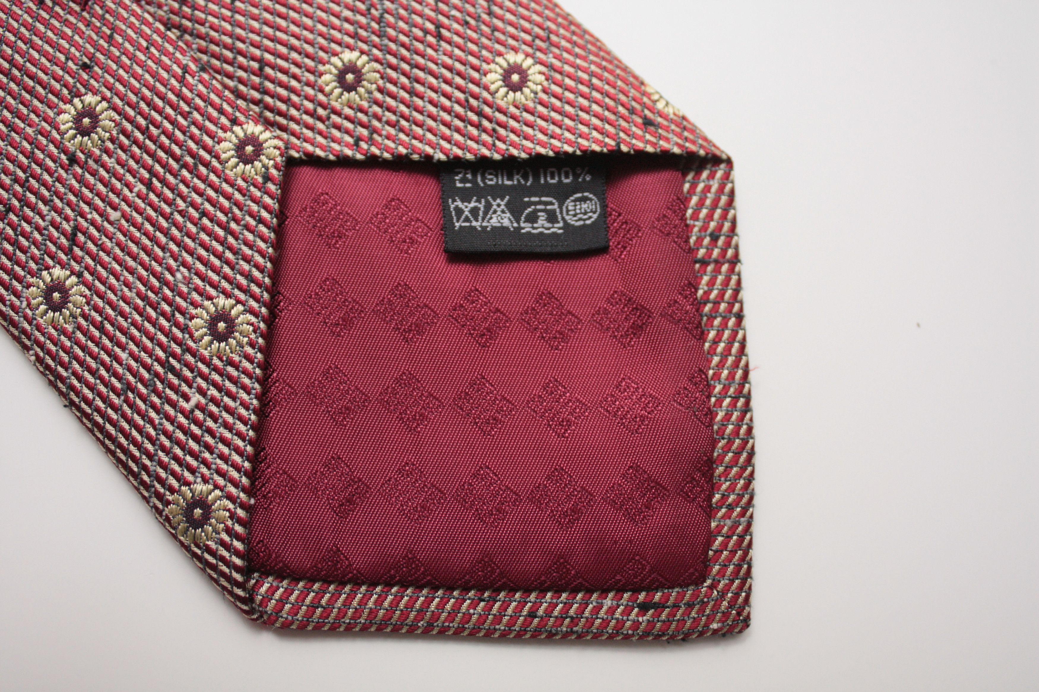 Givenchy Givenchy Monsieur Red Floral Silk Tie Size ONE SIZE - 2 Thumbnail