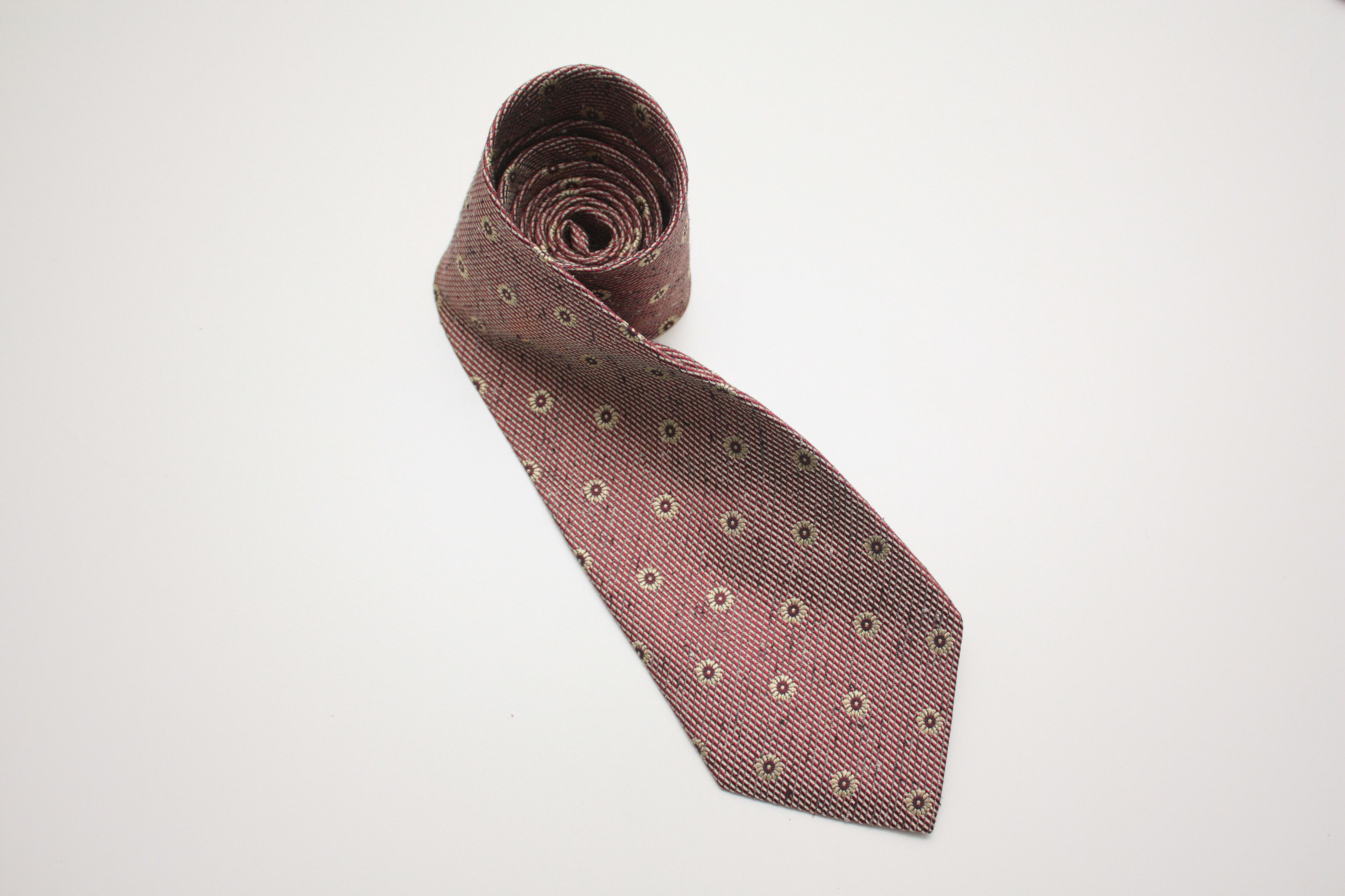 Givenchy Givenchy Monsieur Red Floral Silk Tie Size ONE SIZE - 4 Thumbnail