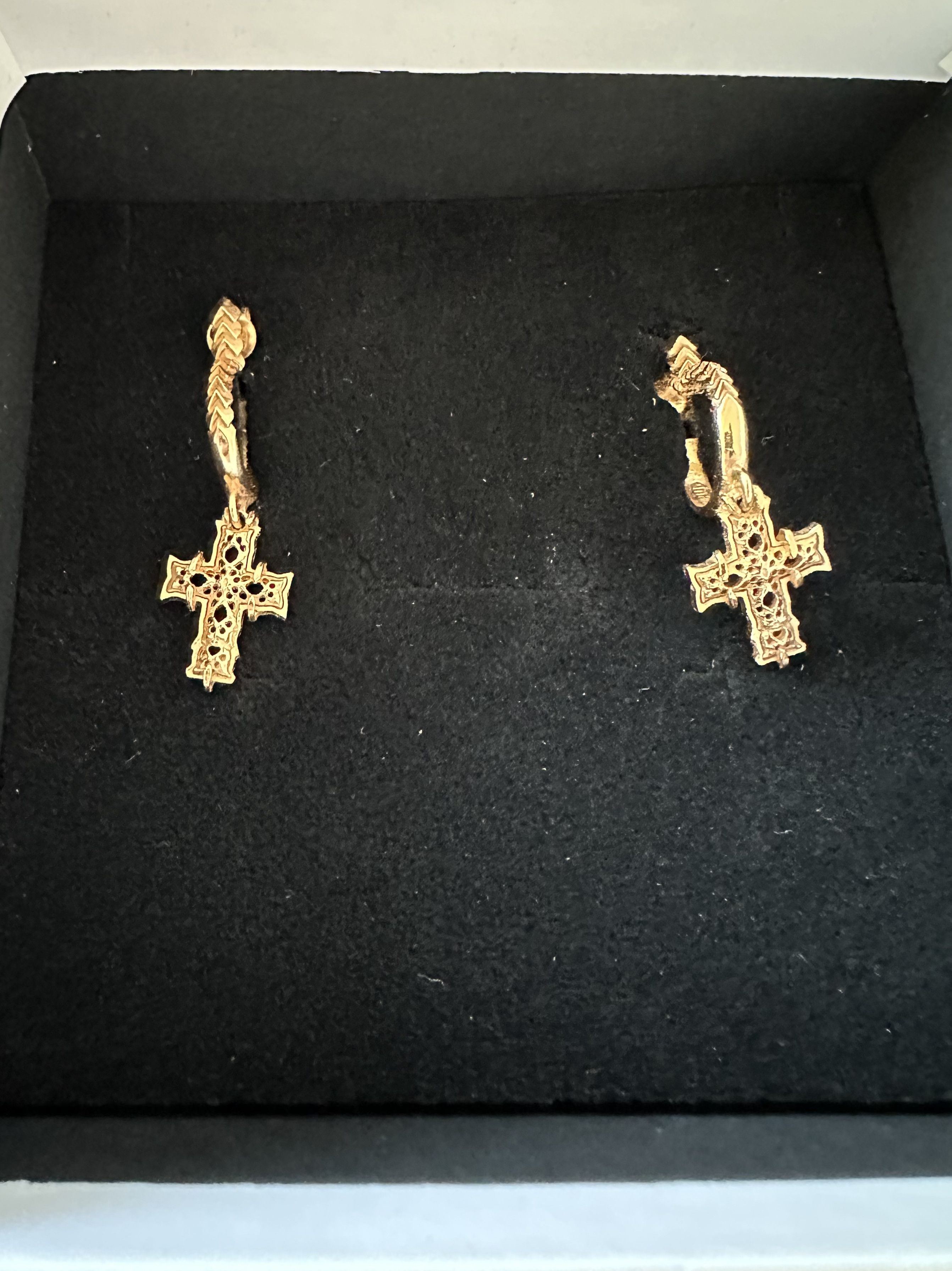 Emanuele Bicocchi Cross earring - Gold