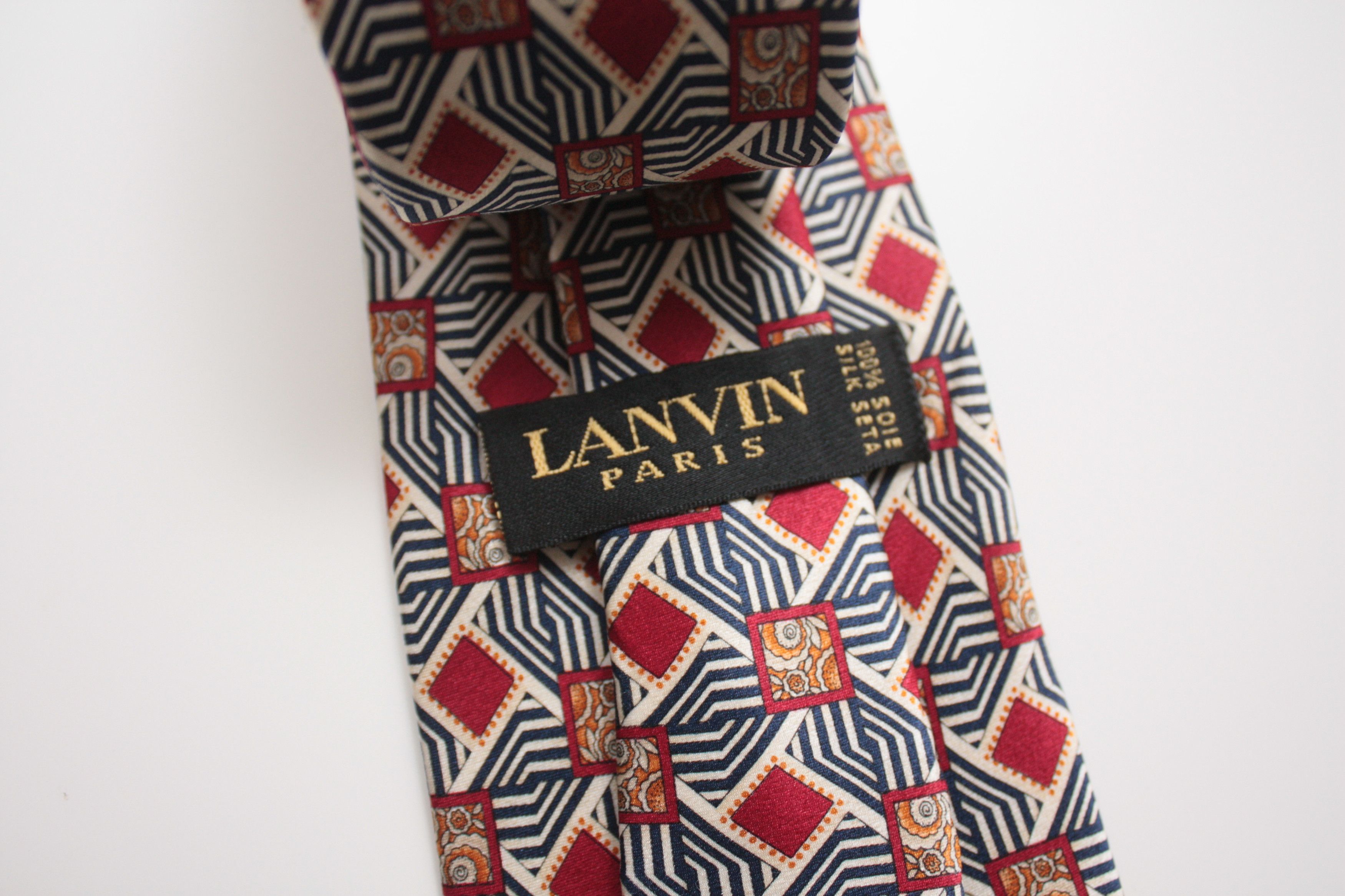 Lanvin Lanvin Paris Silk Tie Size ONE SIZE - 2 Thumbnail