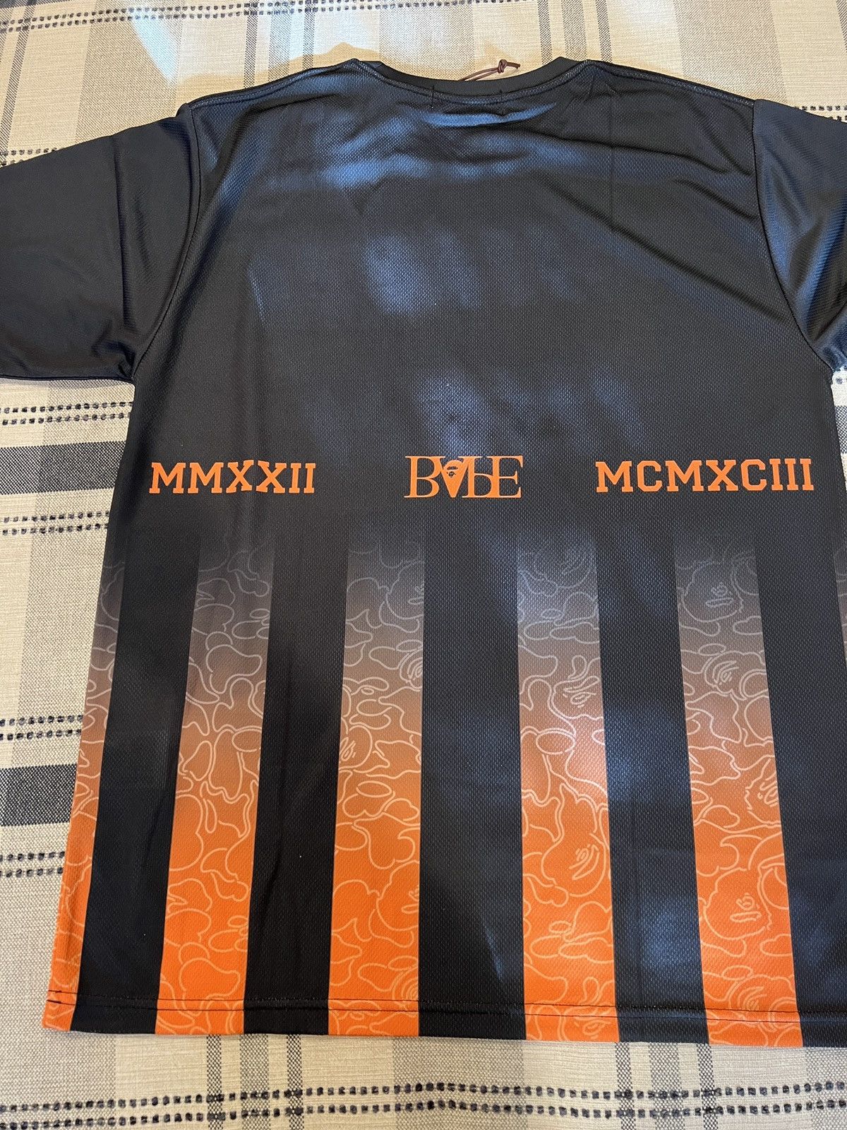Bape Bape black soccer jersey MEDIUM Size US M / EU 48-50 / 2 - 8 Thumbnail