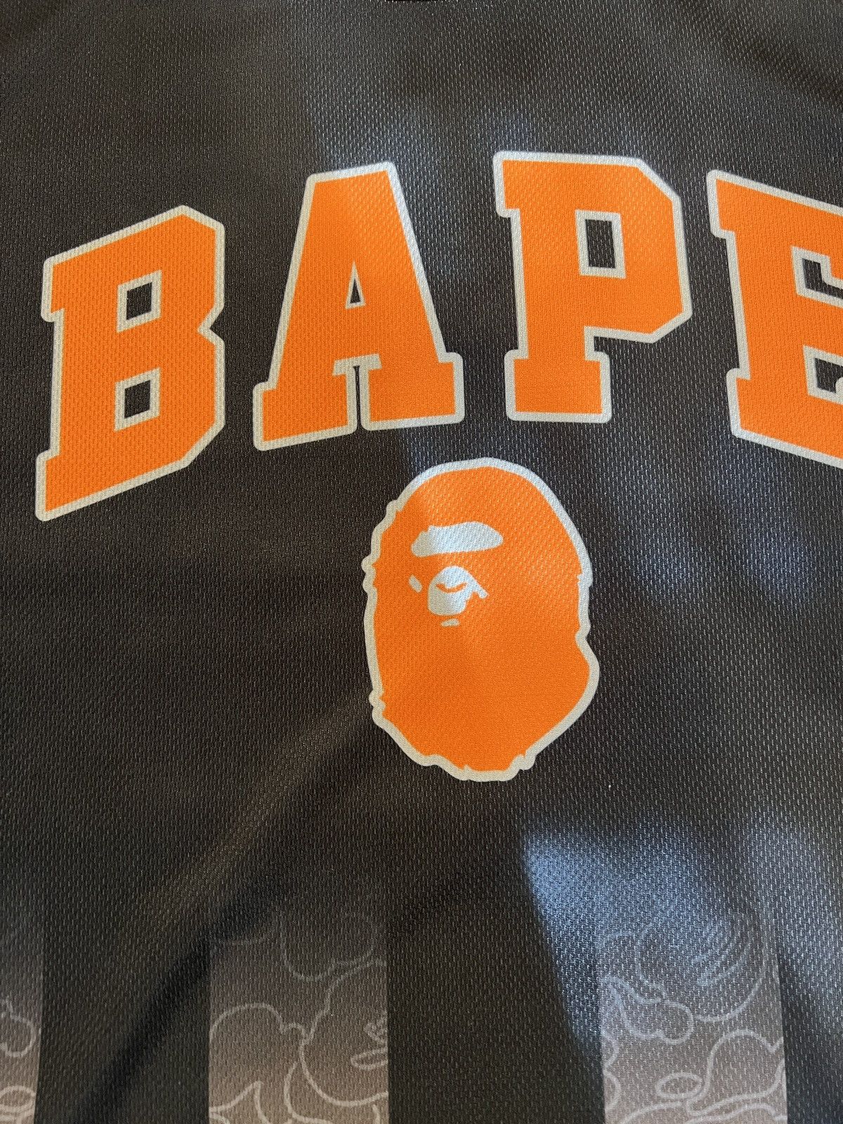 Bape Bape black soccer jersey MEDIUM Size US M / EU 48-50 / 2 - 2 Thumbnail