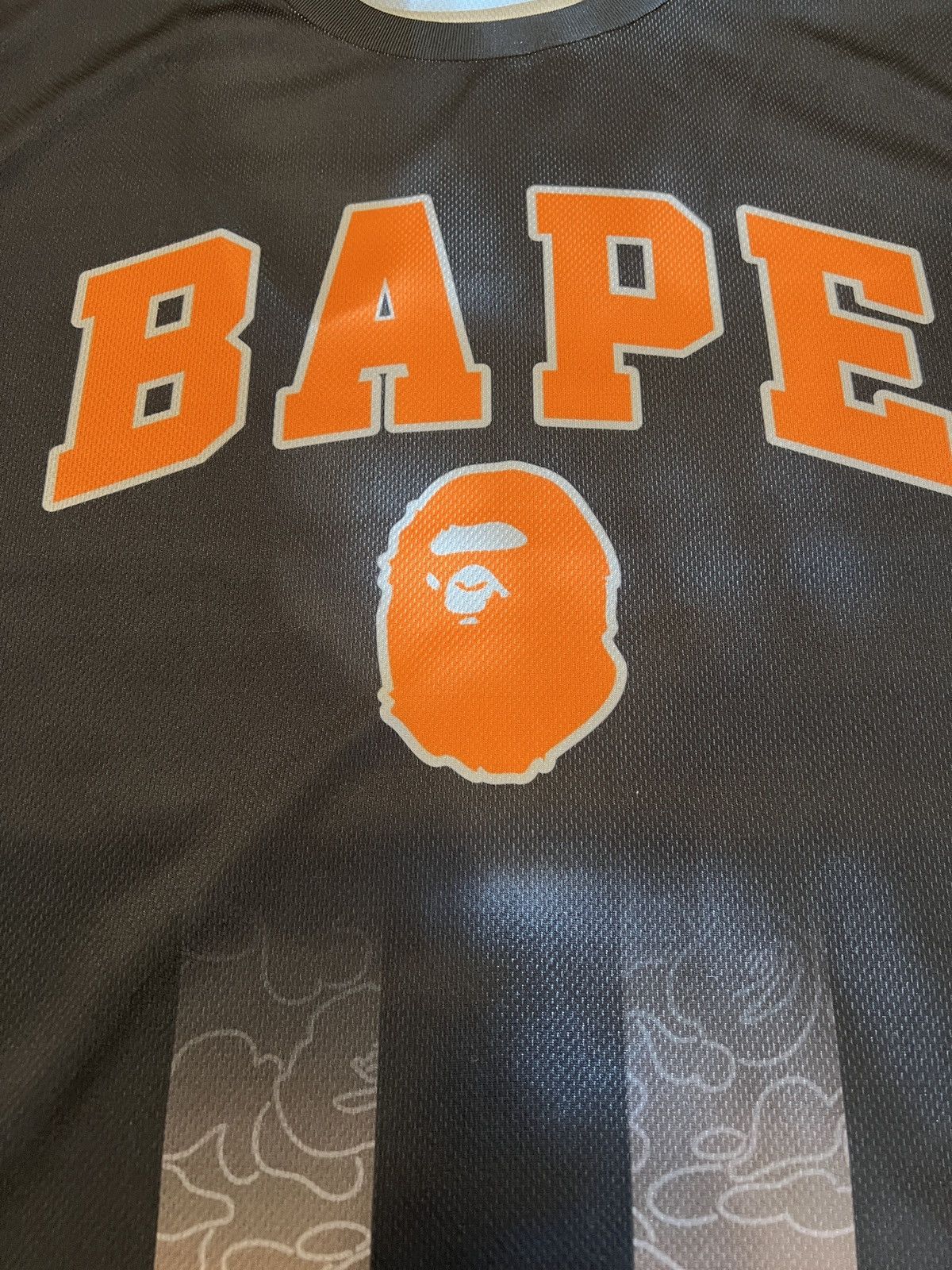 Bape Bape black soccer jersey MEDIUM Size US M / EU 48-50 / 2 - 5 Thumbnail