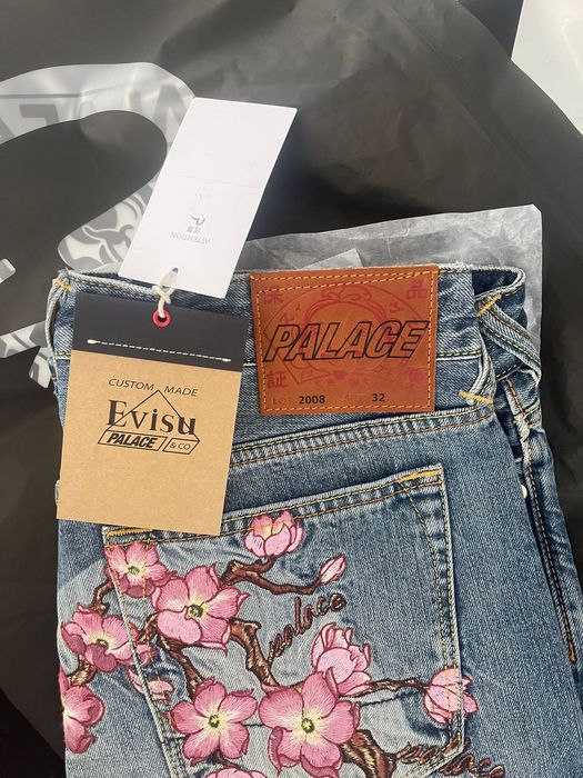 Palace Palace x Evisu Denim Jean Stone Wash | Grailed