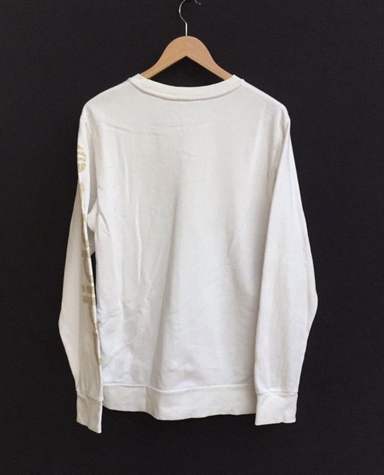 Adidas × Vintage 🔥Adidas Nice White Sweaters Size US M / EU 48-50 / 2 - 2 Thumbnail