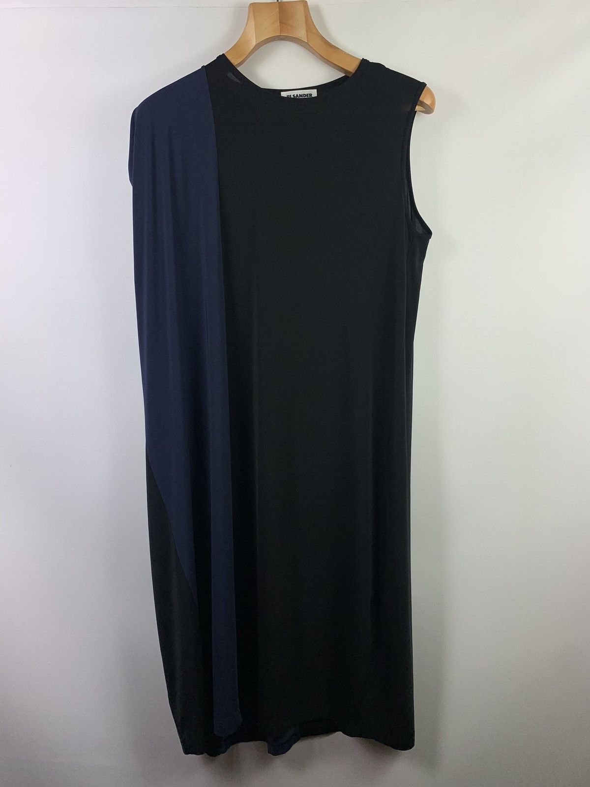 Jil Sander Jil Sander women’s assymetrical sleeveless nylon dress Size L / US 10 / IT 46 - 2 Thumbnail