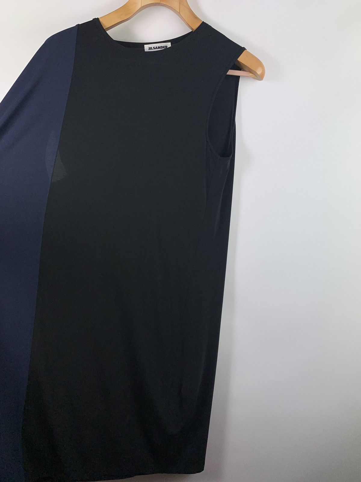 Jil Sander Jil Sander women’s assymetrical sleeveless nylon dress Size L / US 10 / IT 46 - 3 Thumbnail