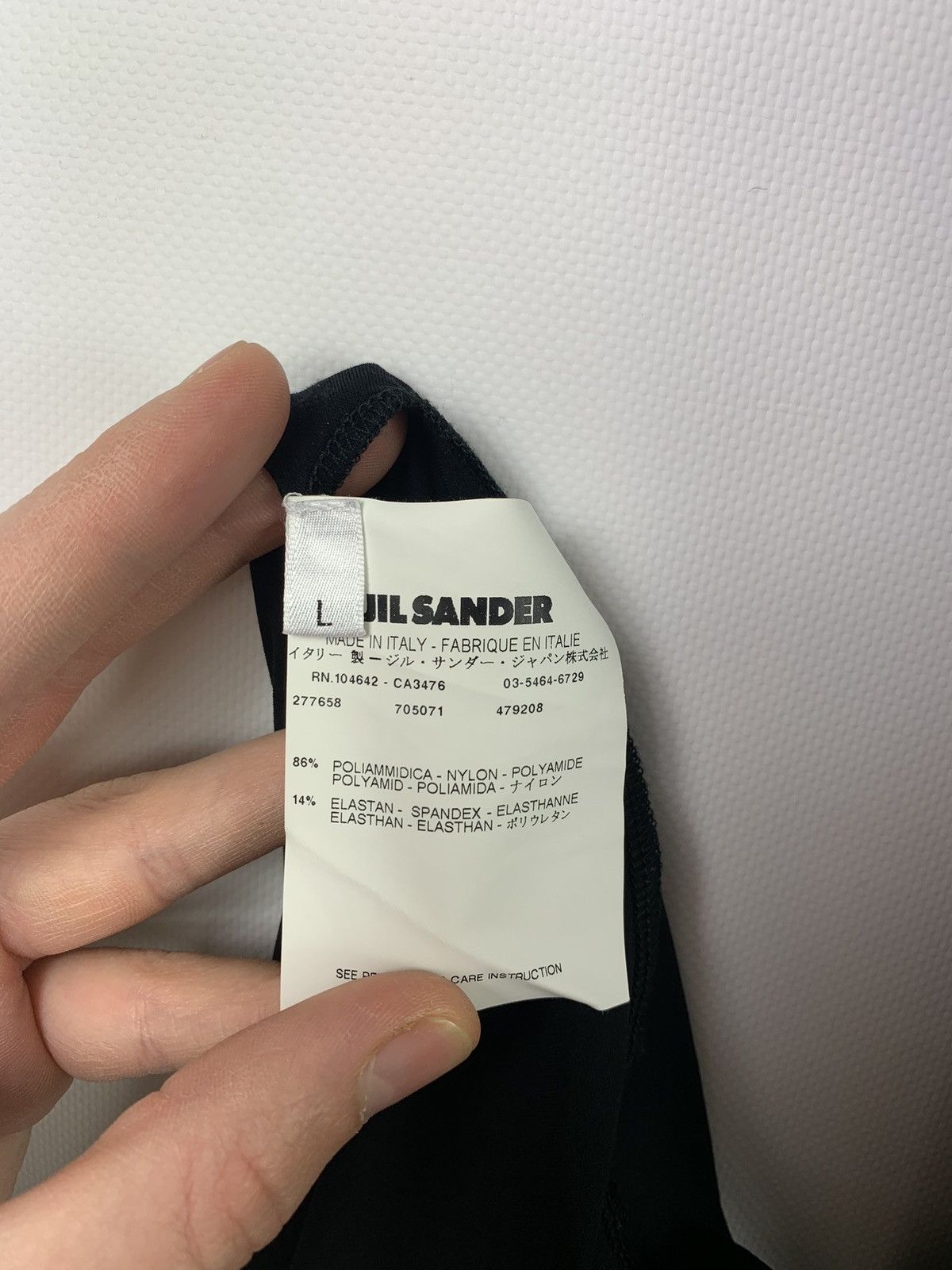 Jil Sander Jil Sander women’s assymetrical sleeveless nylon dress Size L / US 10 / IT 46 - 8 Thumbnail