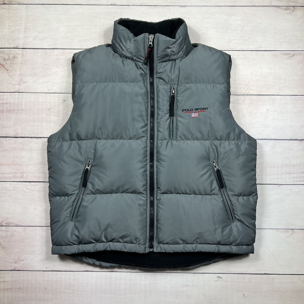 Polo Ralph Lauren × Vintage Vintage Ralph Lauren Polo Sport Puffer Down Jacket Vest Size US M / EU 48-50 / 2 - 1 Thumbnail