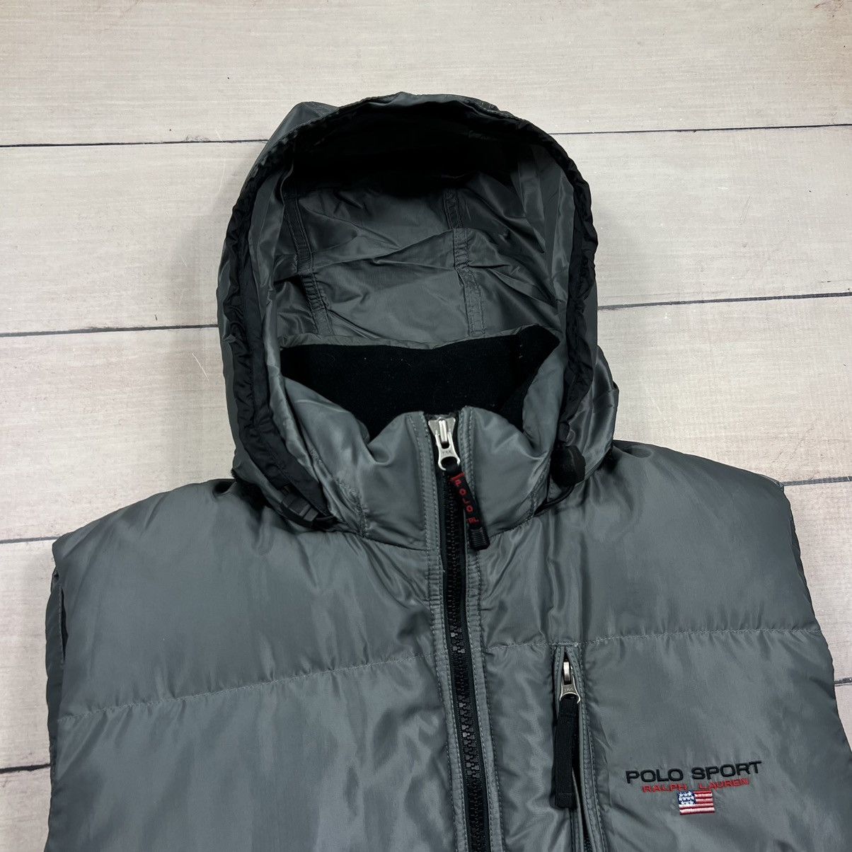 Polo Ralph Lauren × Vintage Vintage Ralph Lauren Polo Sport Puffer Down Jacket Vest Size US M / EU 48-50 / 2 - 8 Thumbnail