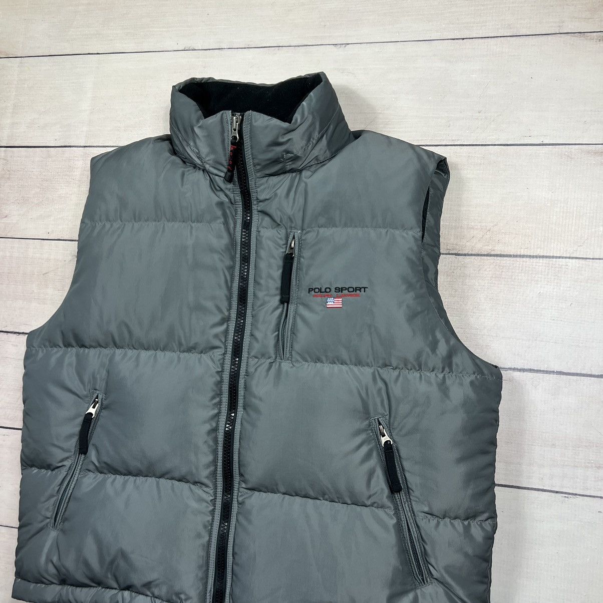 Polo Ralph Lauren × Vintage Vintage Ralph Lauren Polo Sport Puffer Down Jacket Vest Size US M / EU 48-50 / 2 - 3 Thumbnail