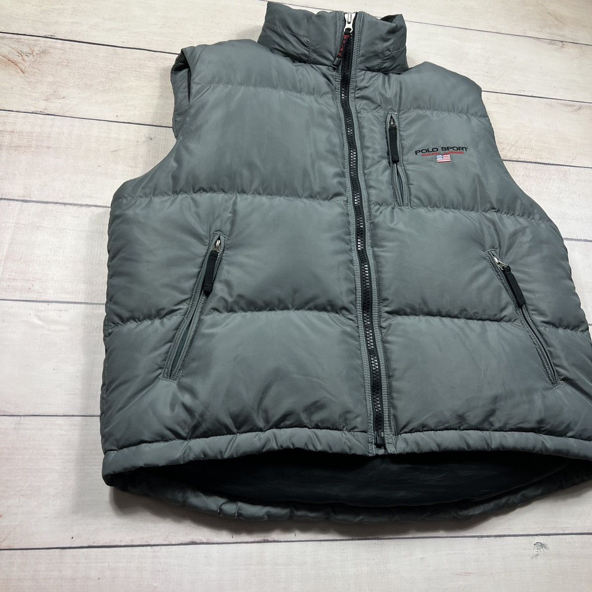 Polo Ralph Lauren × Vintage Vintage Ralph Lauren Polo Sport Puffer Down Jacket Vest Size US M / EU 48-50 / 2 - 2 Thumbnail