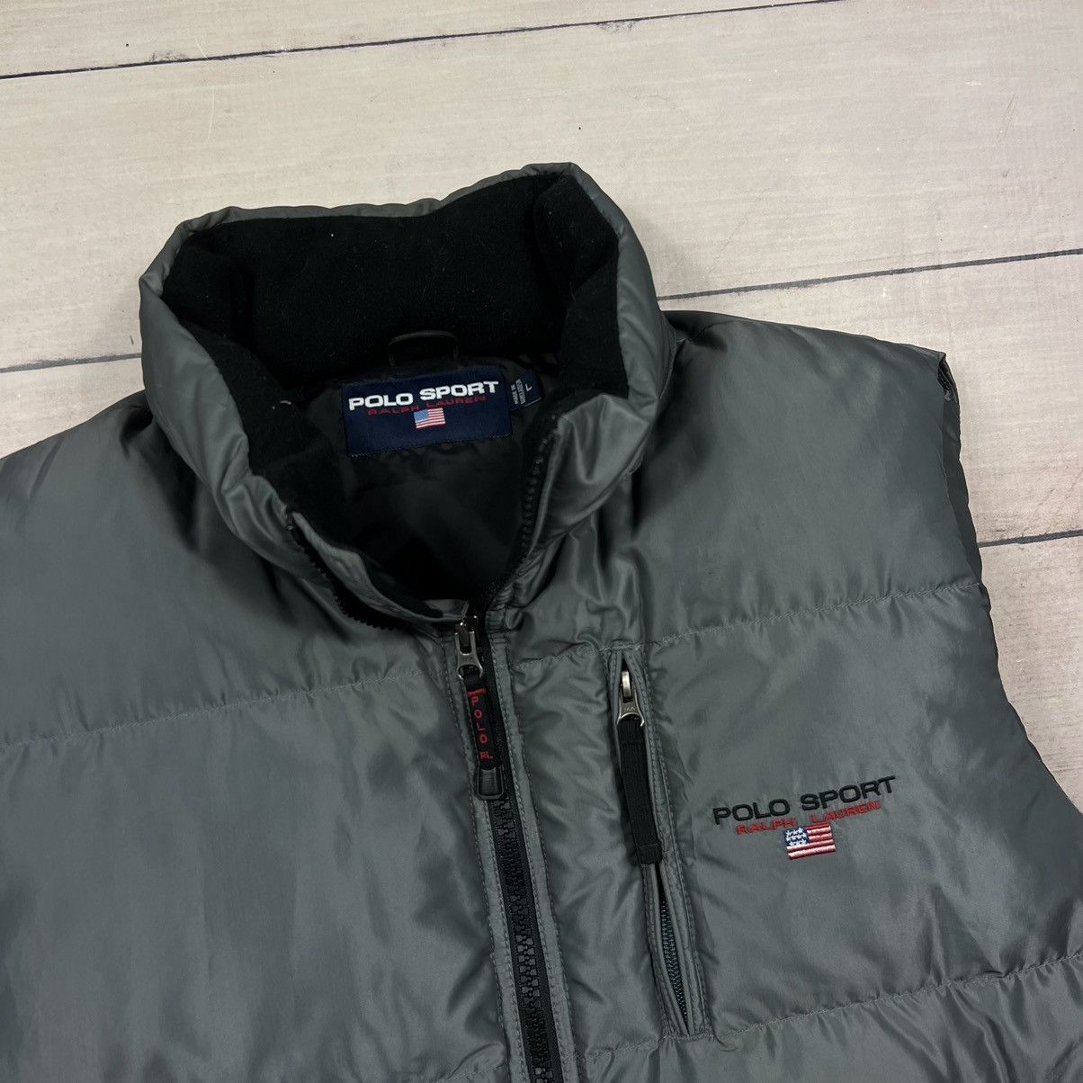 Polo Ralph Lauren × Vintage Vintage Ralph Lauren Polo Sport Puffer Down Jacket Vest Size US M / EU 48-50 / 2 - 4 Thumbnail