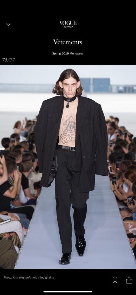 Vetements Oversized Blazer Size 50R - 3 Thumbnail