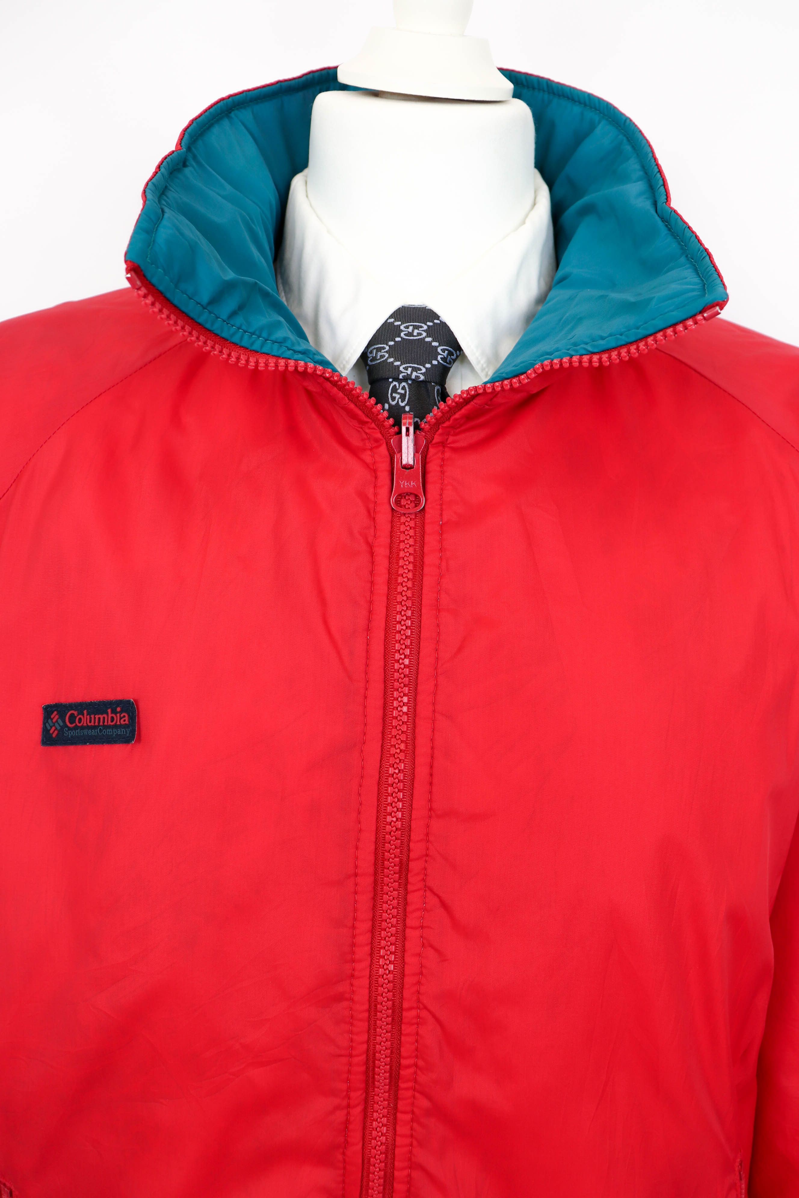 Columbia Columbia Vintage 90s Korea 3M Reversible Nylon Jacket Size US L / EU 52-54 / 3 - 9 Thumbnail