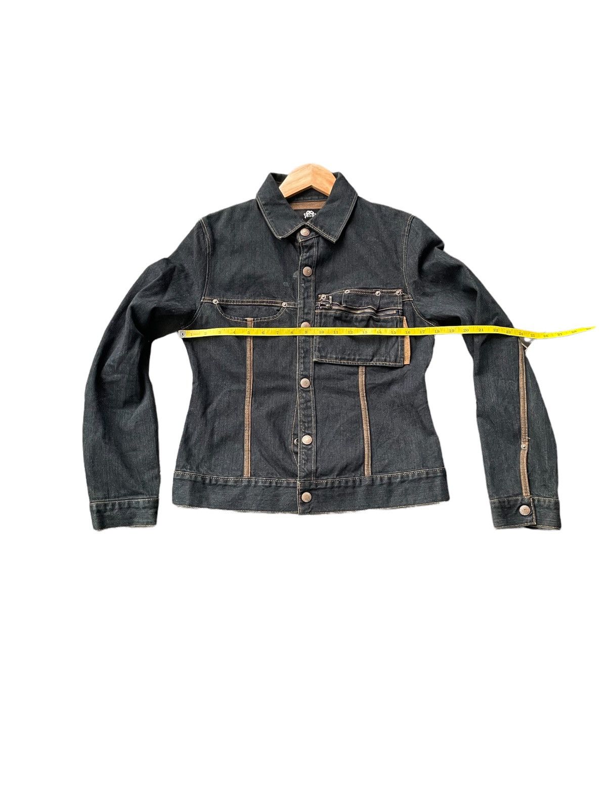 Japanese Brand Vintage Clutch Exclusive Denim Jacket Size US S / EU 44-46 / 1 - 2 Thumbnail