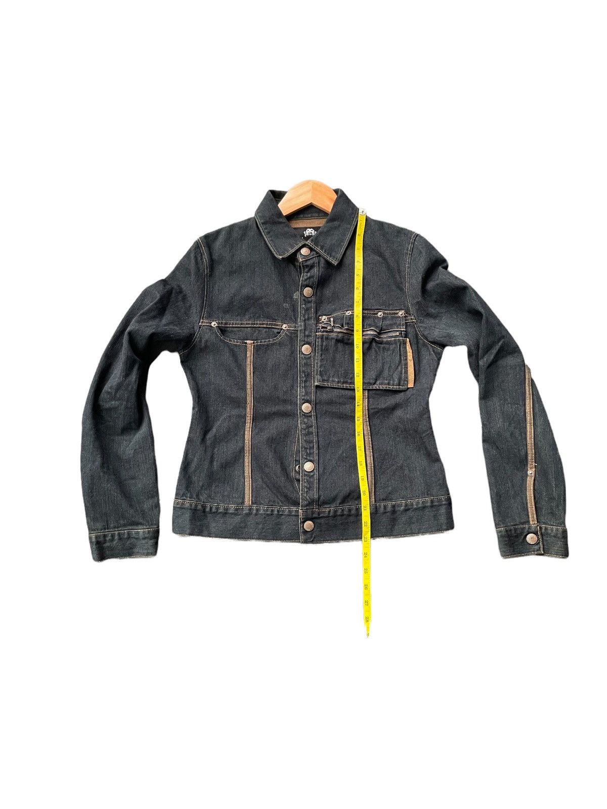 Japanese Brand Vintage Clutch Exclusive Denim Jacket Size US S / EU 44-46 / 1 - 3 Thumbnail