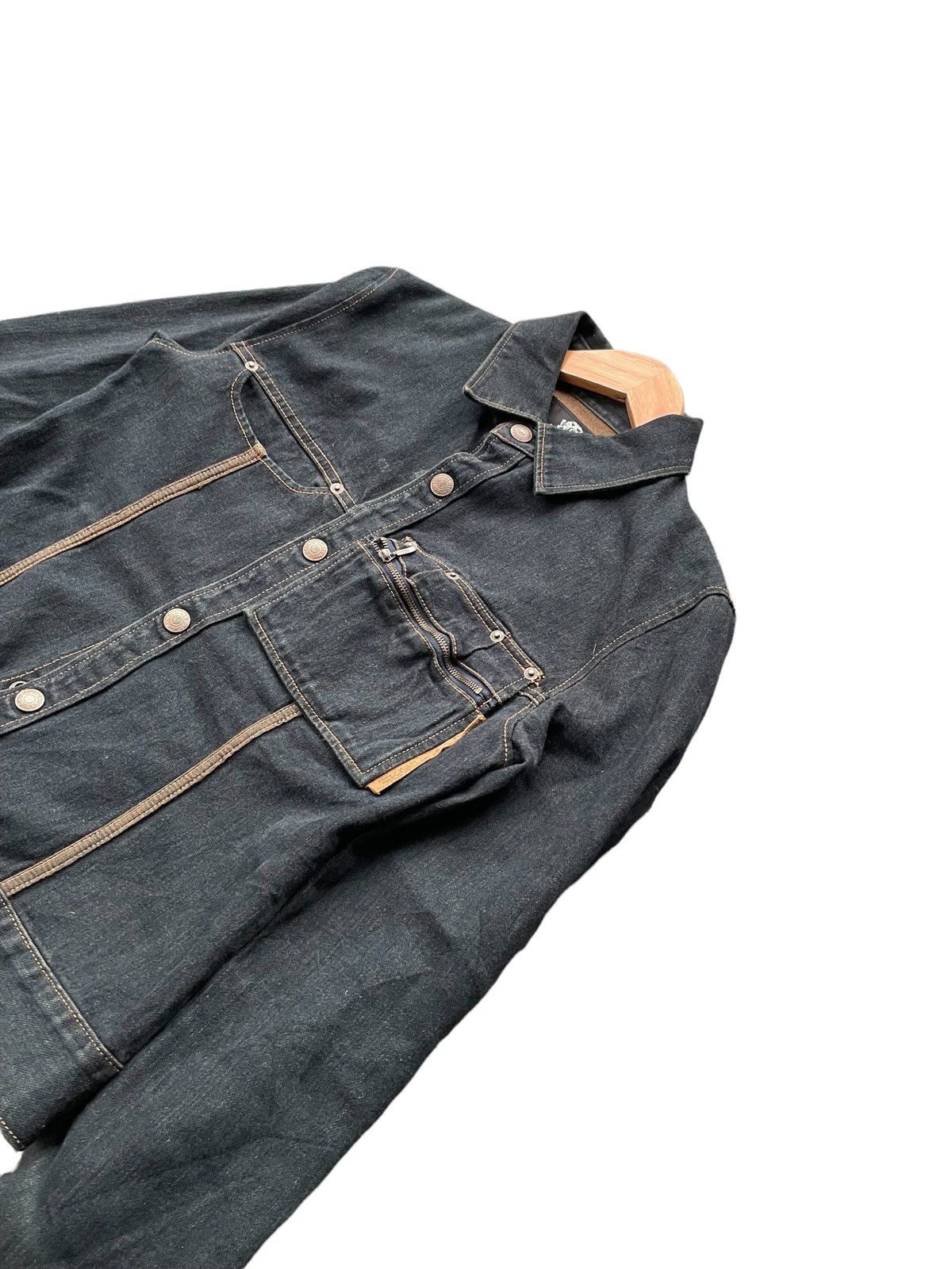 Japanese Brand Vintage Clutch Exclusive Denim Jacket Size US S / EU 44-46 / 1 - 4 Thumbnail
