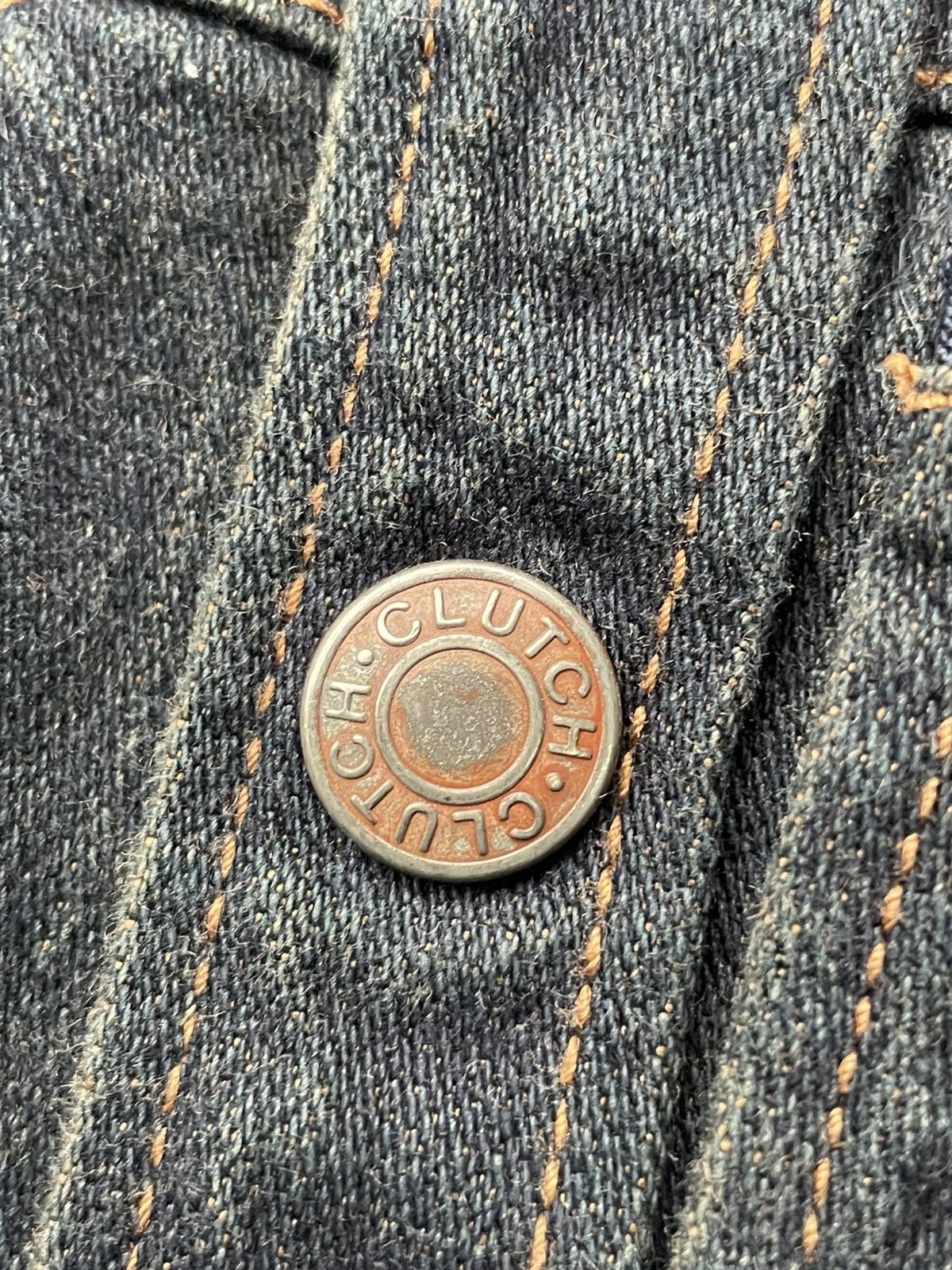 Japanese Brand Vintage Clutch Exclusive Denim Jacket Size US S / EU 44-46 / 1 - 15 Thumbnail