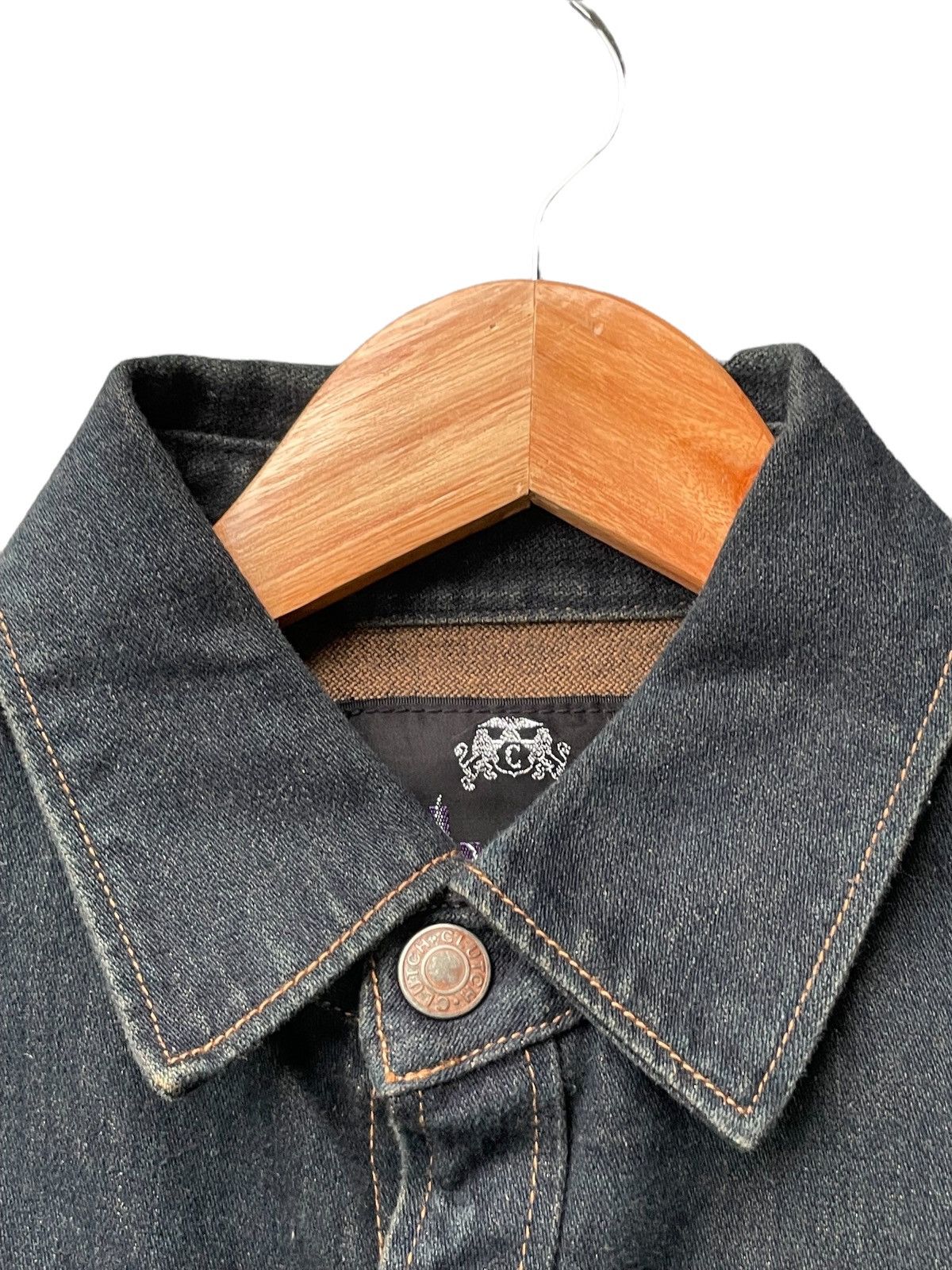Japanese Brand Vintage Clutch Exclusive Denim Jacket Size US S / EU 44-46 / 1 - 7 Thumbnail