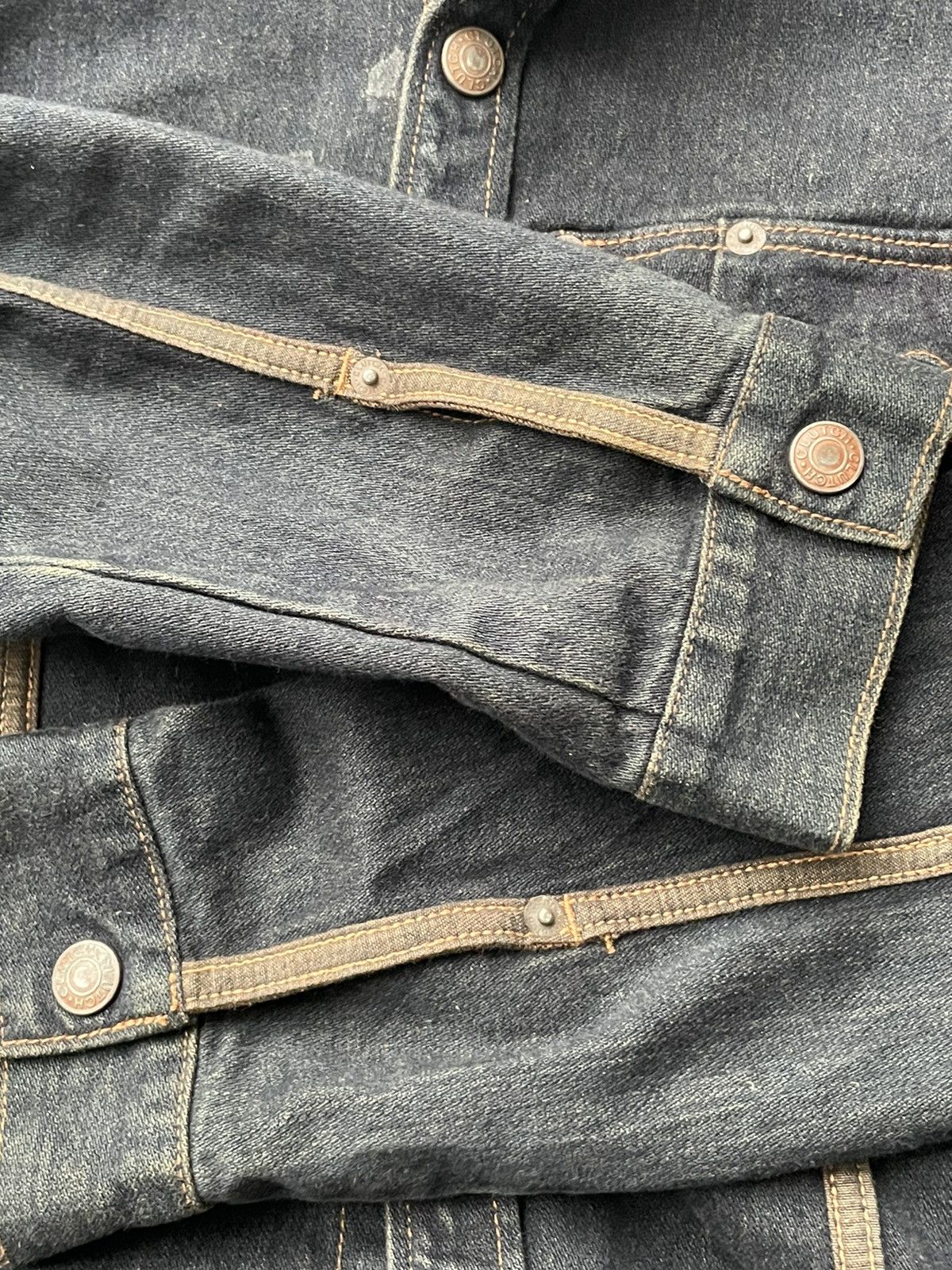 Japanese Brand Vintage Clutch Exclusive Denim Jacket Size US S / EU 44-46 / 1 - 10 Thumbnail