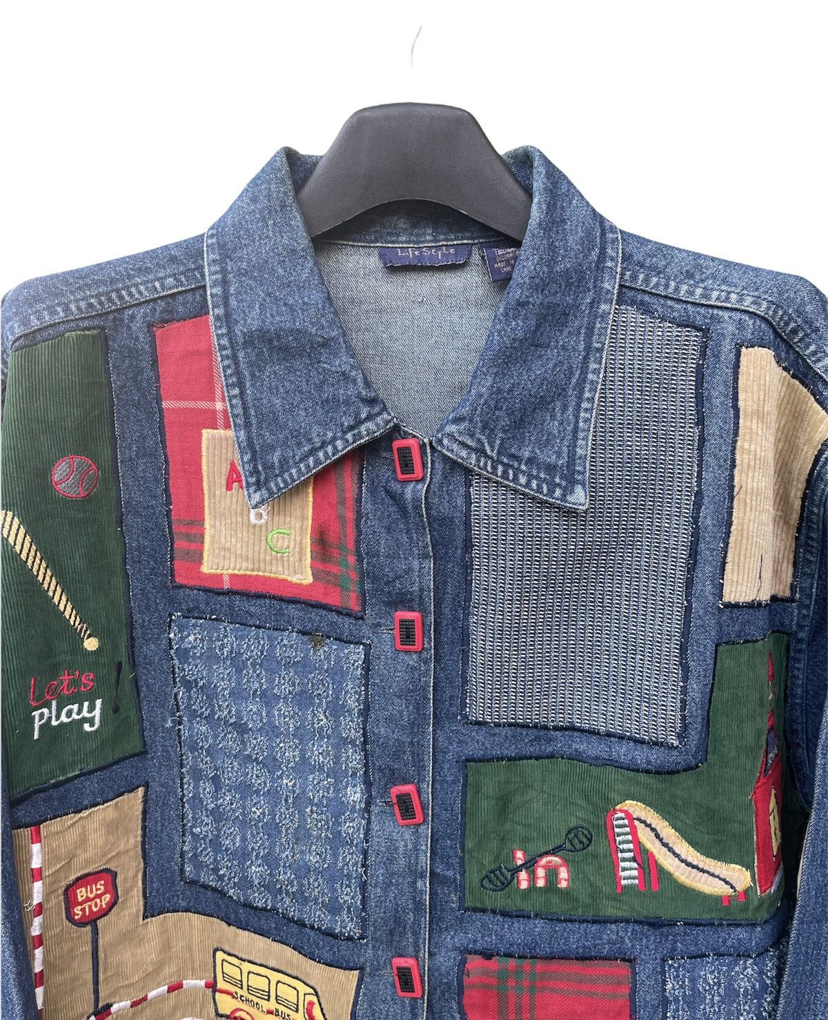 Vintage Life Style Vintage Art Denim Jacket Size US L / EU 52-54 / 3 - 2 Thumbnail