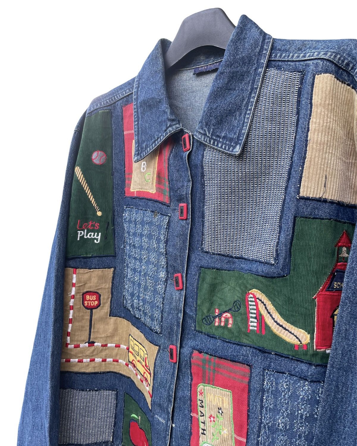 Vintage Life Style Vintage Art Denim Jacket Size US L / EU 52-54 / 3 - 3 Thumbnail