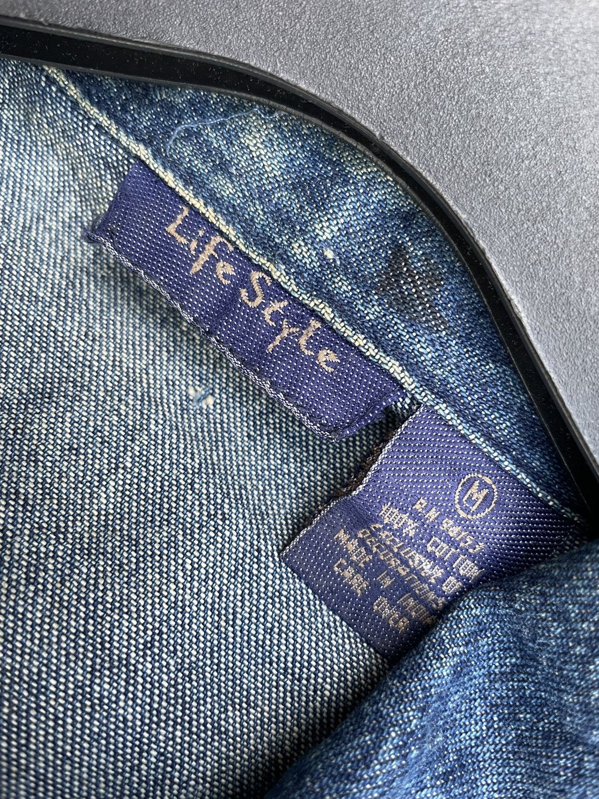 Vintage Life Style Vintage Art Denim Jacket Size US L / EU 52-54 / 3 - 10 Thumbnail