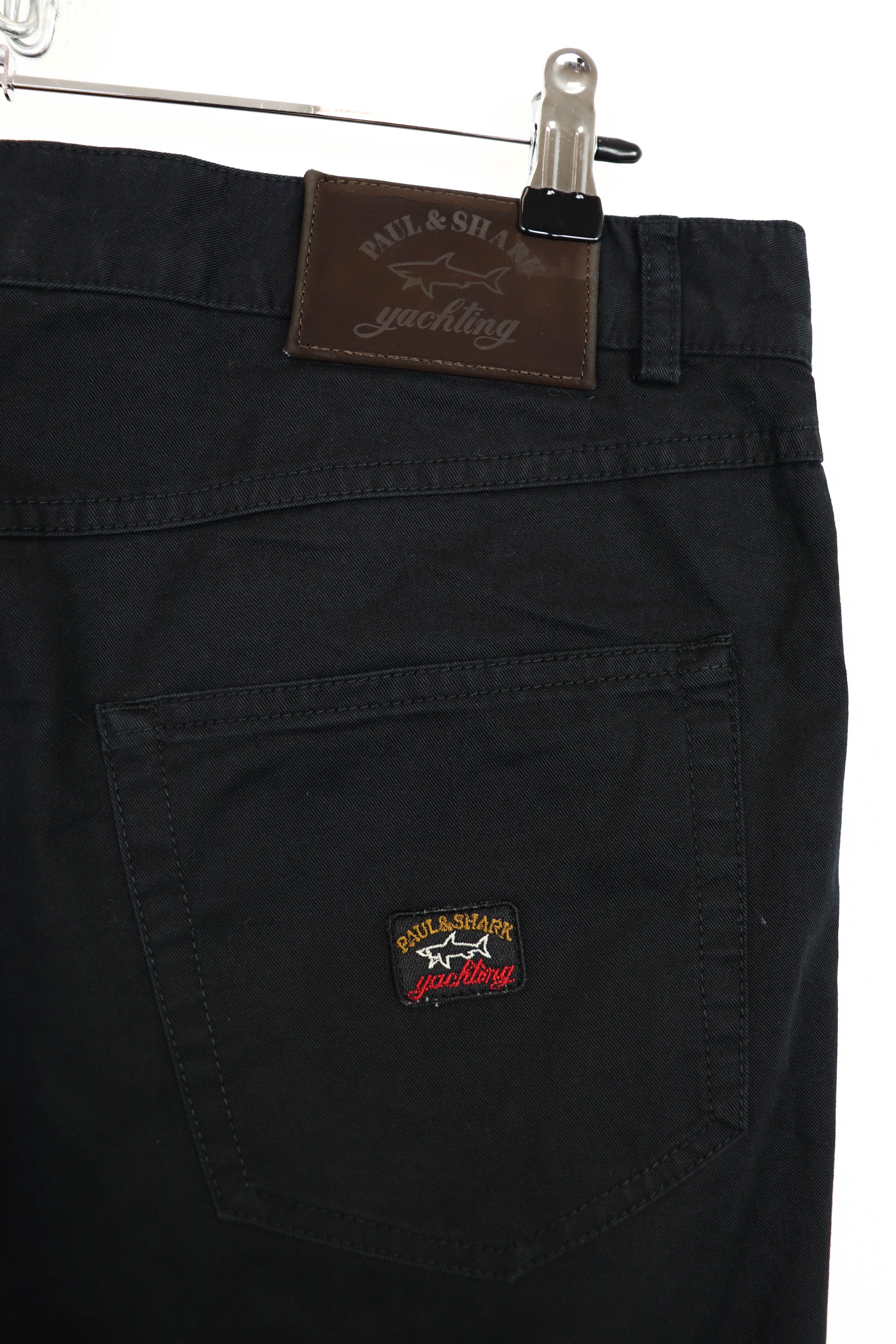 Paul & Shark Paul & Shark Yachting Black Cotton Trousers Pants Size US 36 / EU 52 - 3 Thumbnail